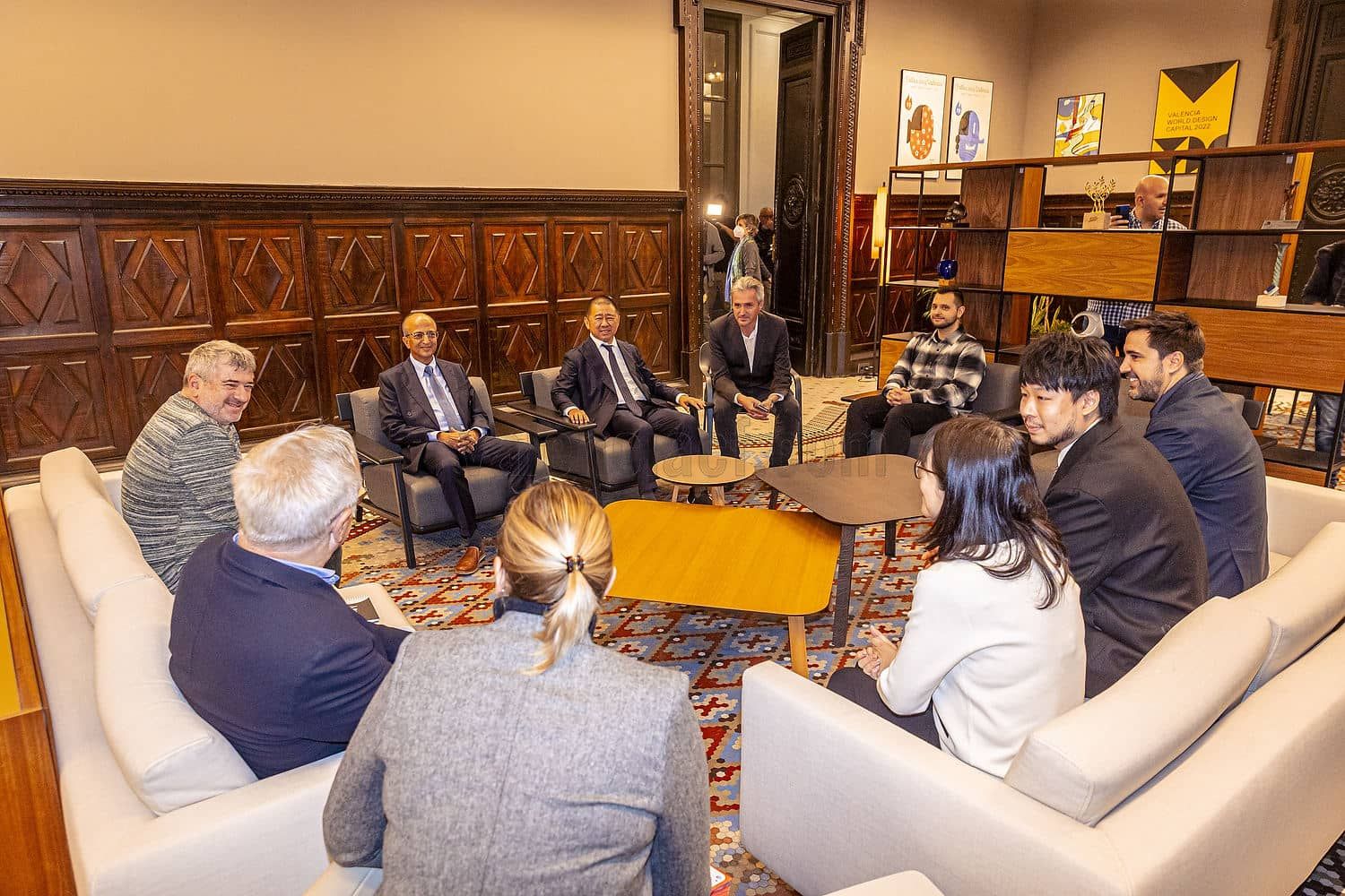 Reunión con Joan Ribó por el Nou Mestalla.