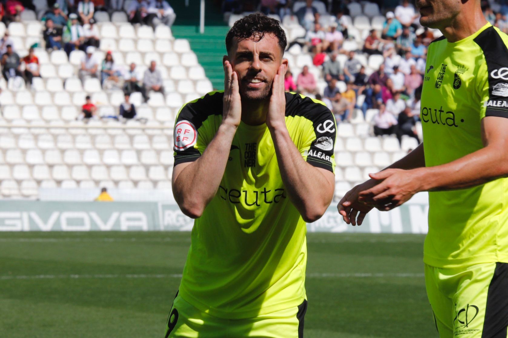  Rodri, celebrando un gol.