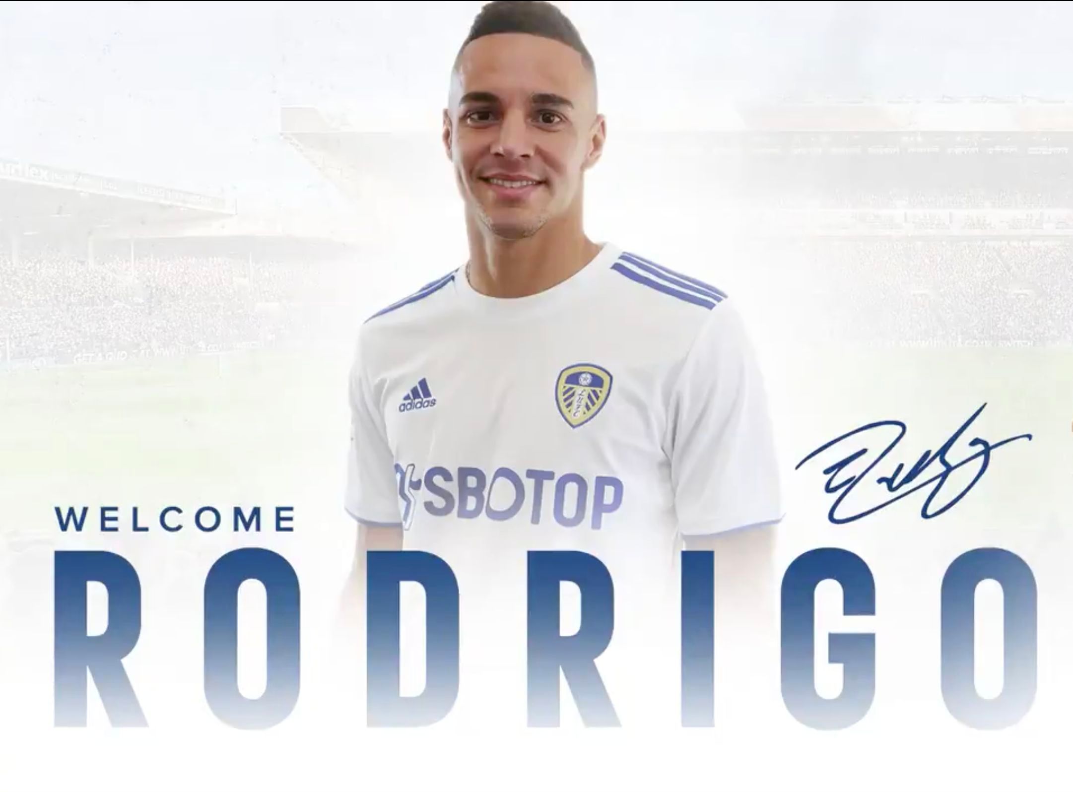 Rodrigo con el Leeds