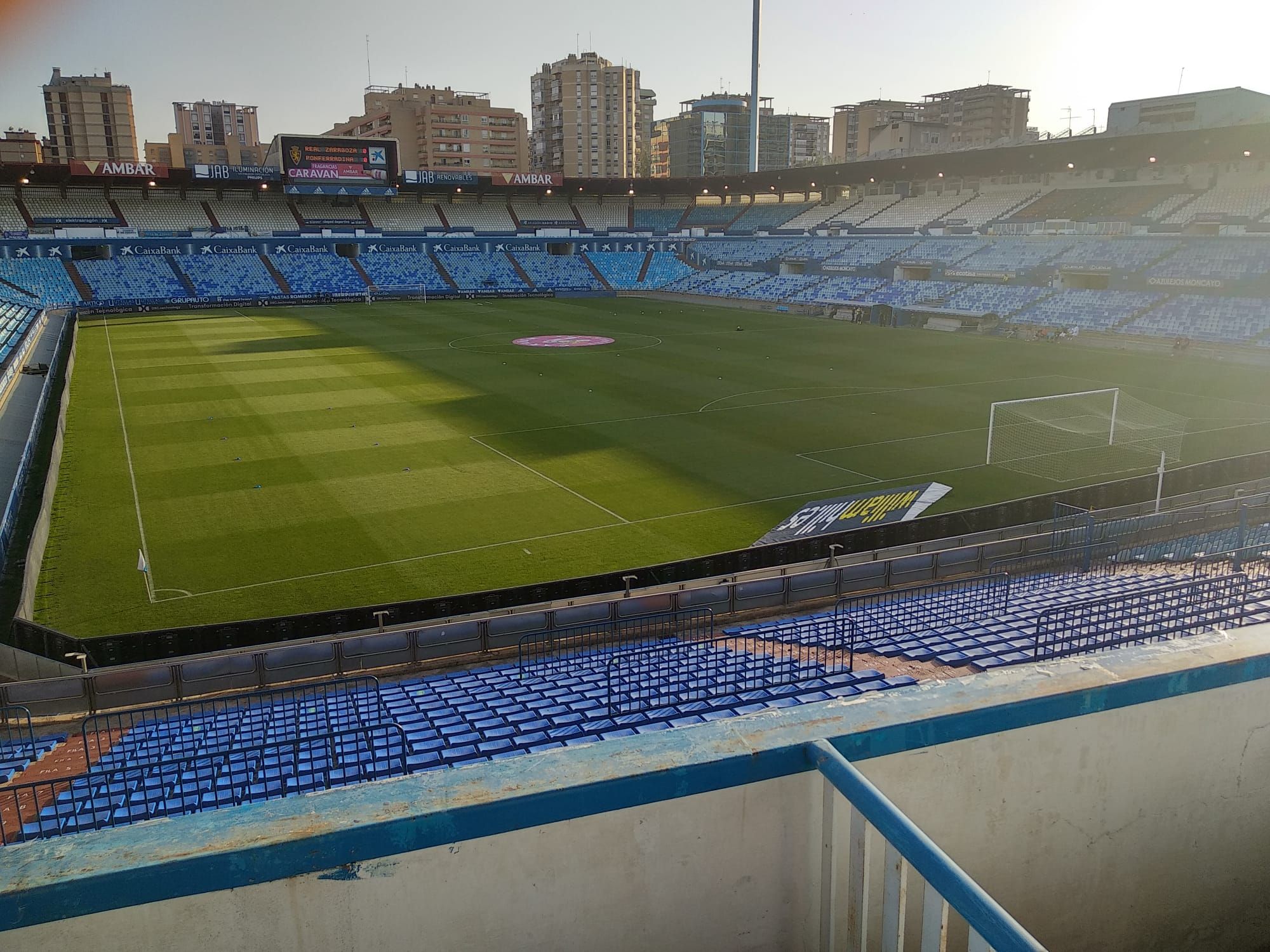  La Romareda, escenario del encuentro ante la Ponferradina