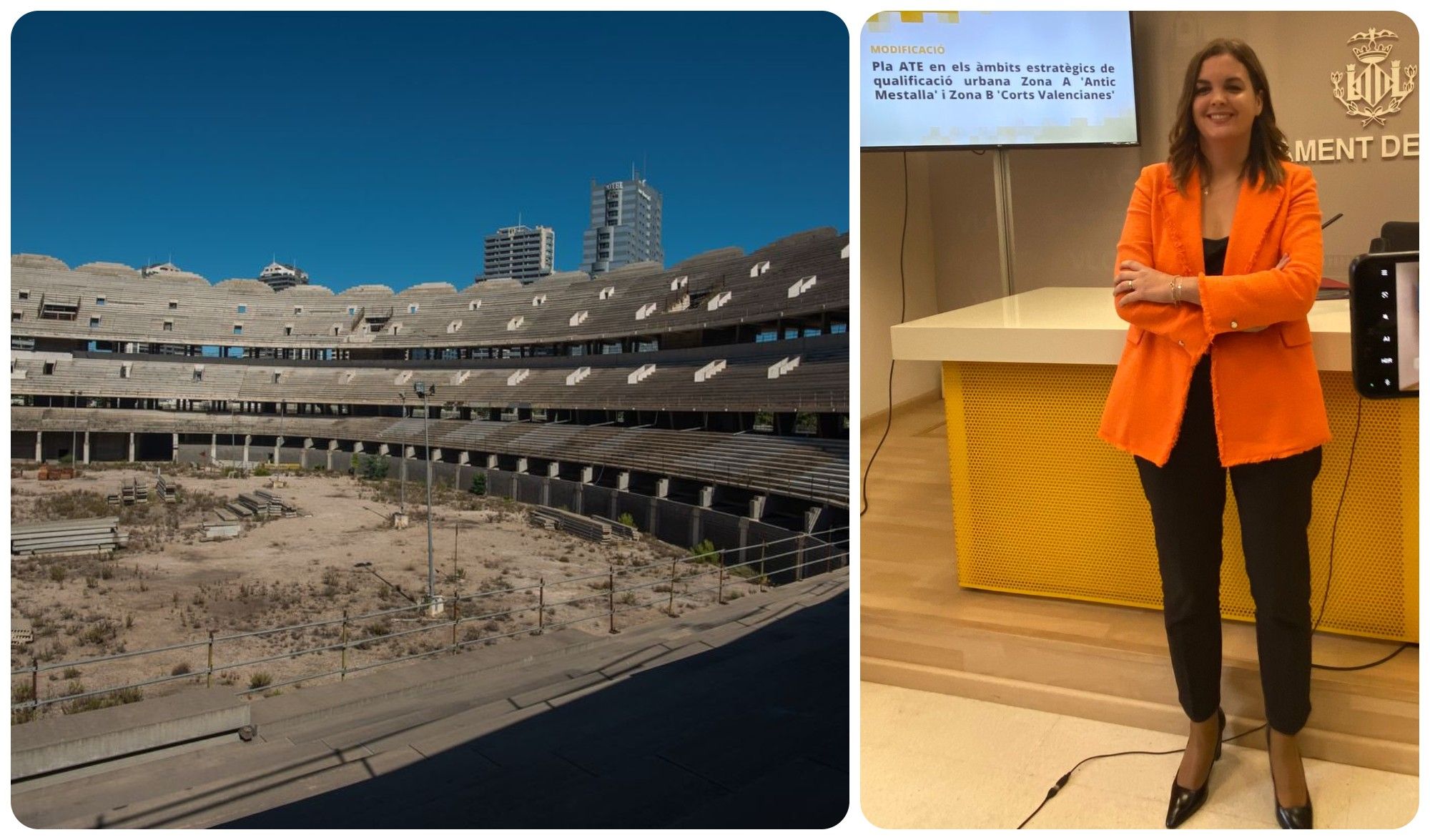 Sandra Gómez habla del Nou Mestalla