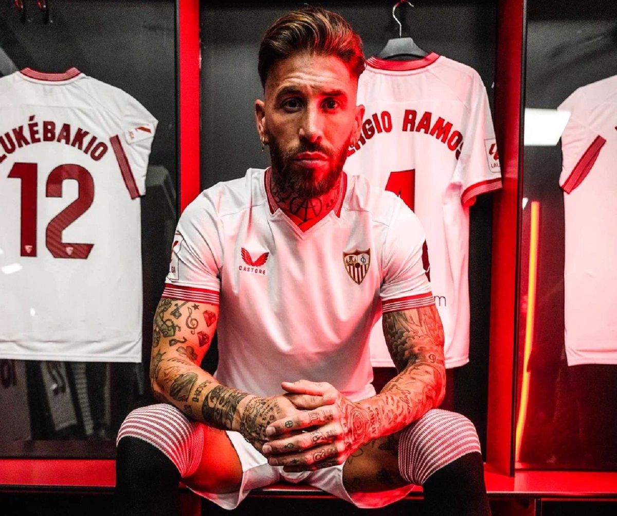  Sergio Ramos, el día de su regreso al Sevilla FC.