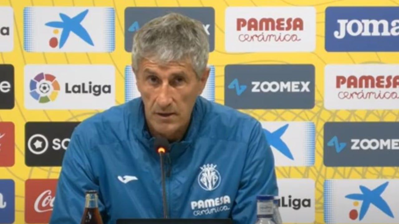 Quique Setién mantiene vivo al Villarreal CF en la lucha por los puestos europeos.