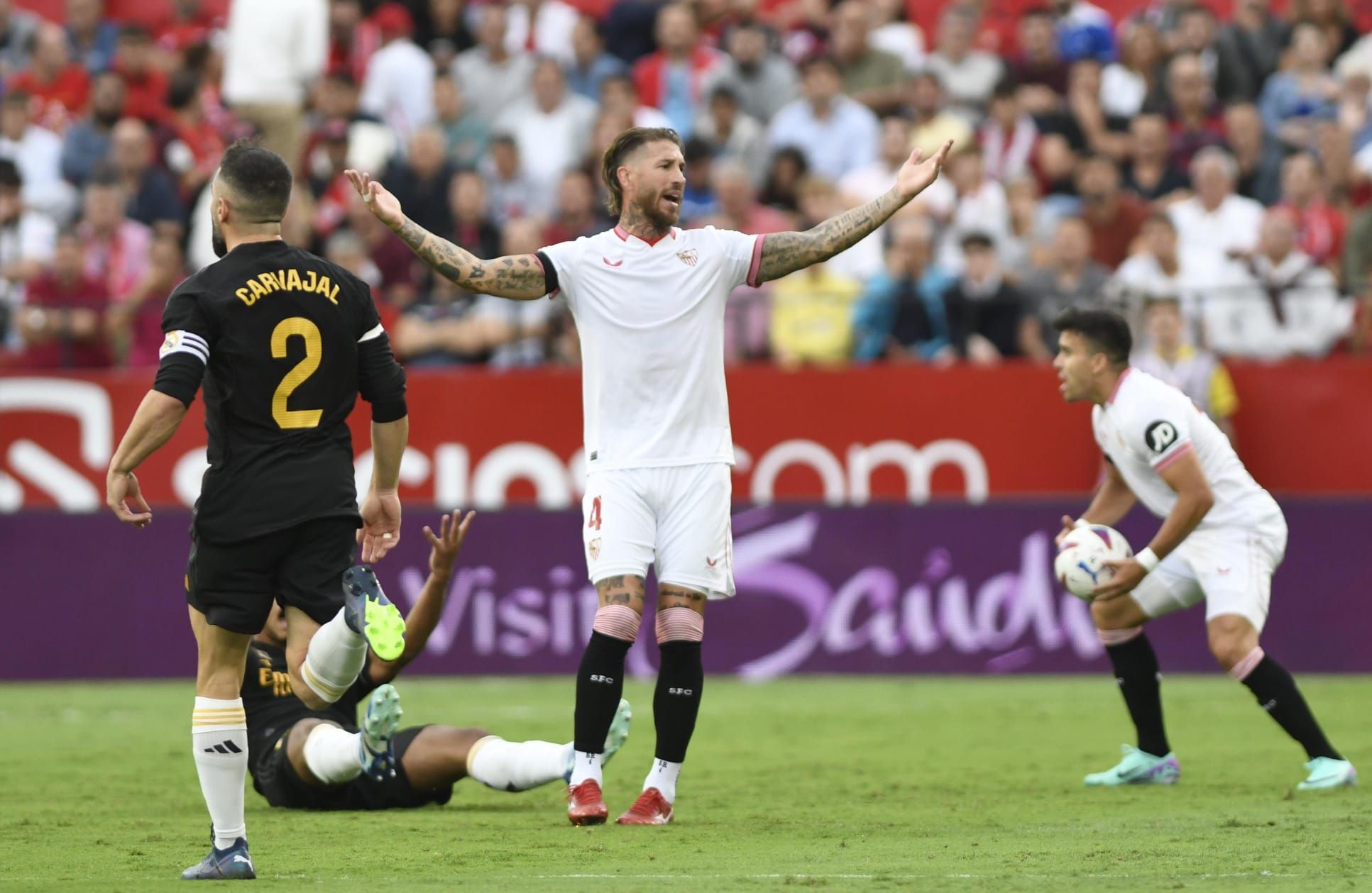  Sergio Ramos, ante el Real Madrid.