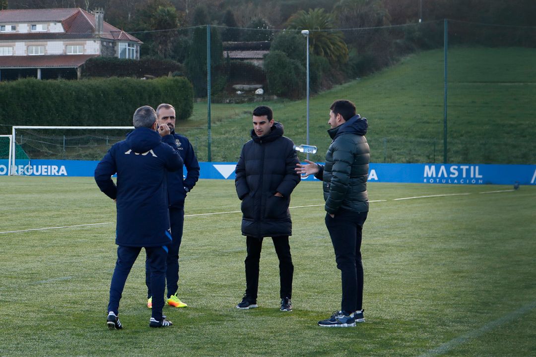 Carlos Rosende, Juan Giménez, Óscar Cano y Elías