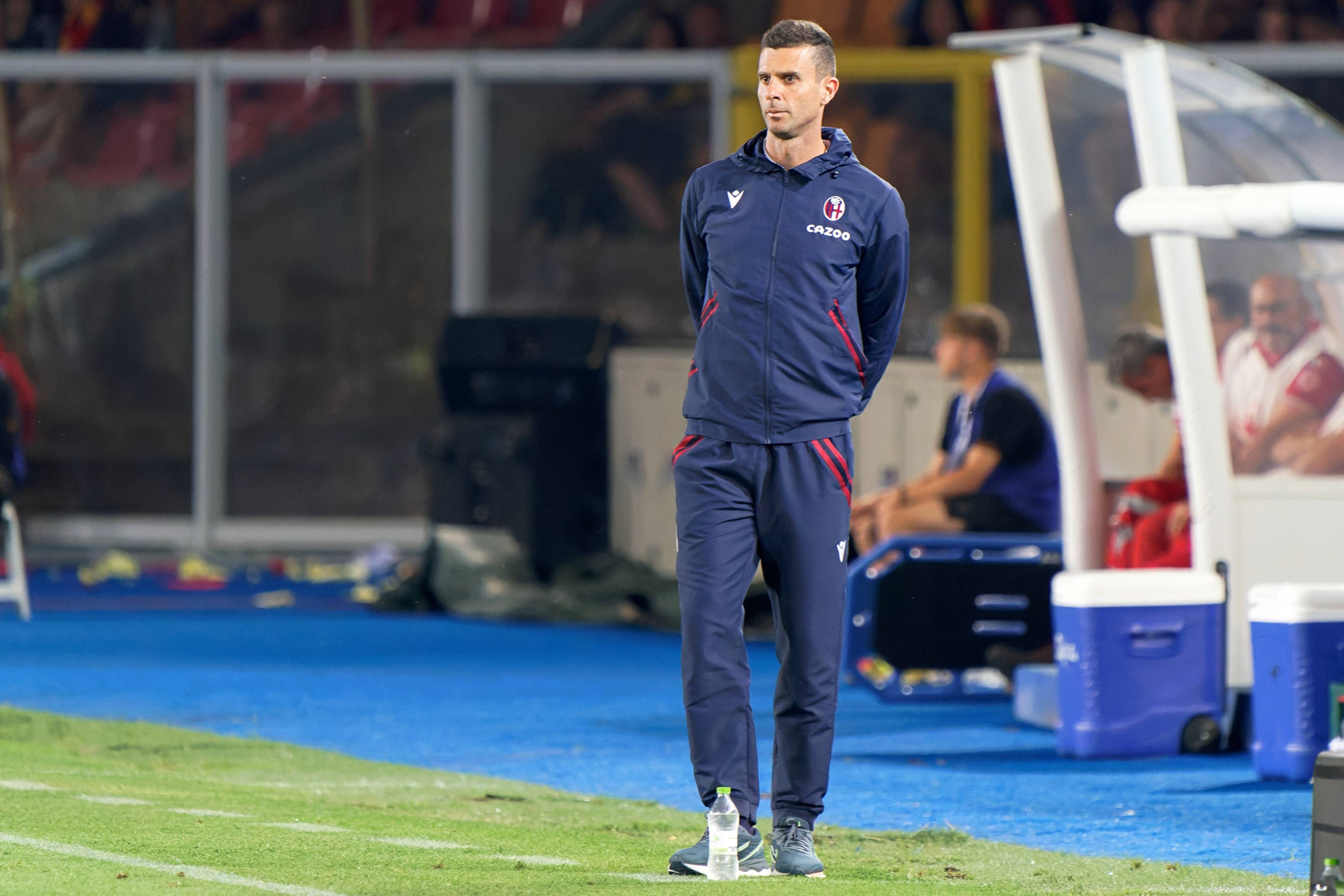  Thiago Motta durante un partido del Bolonia