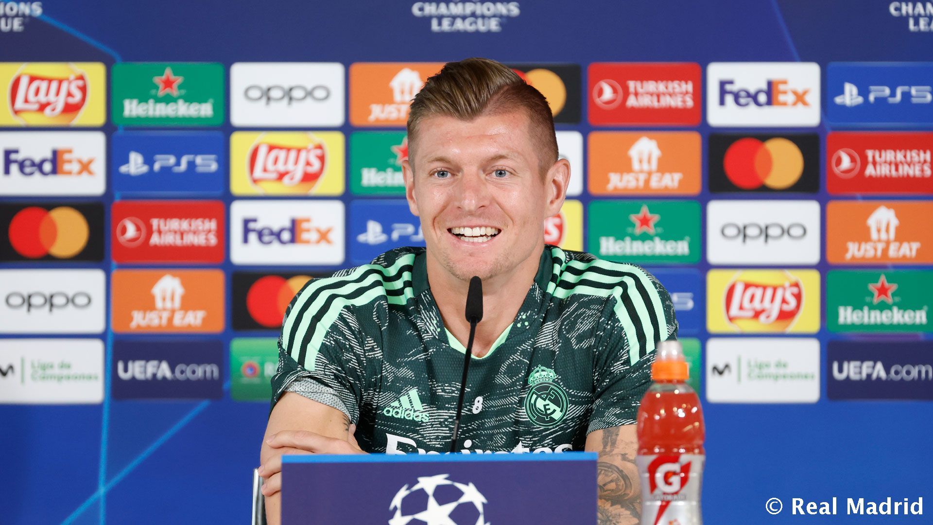  Toni Kroos, en sala de prensa.
