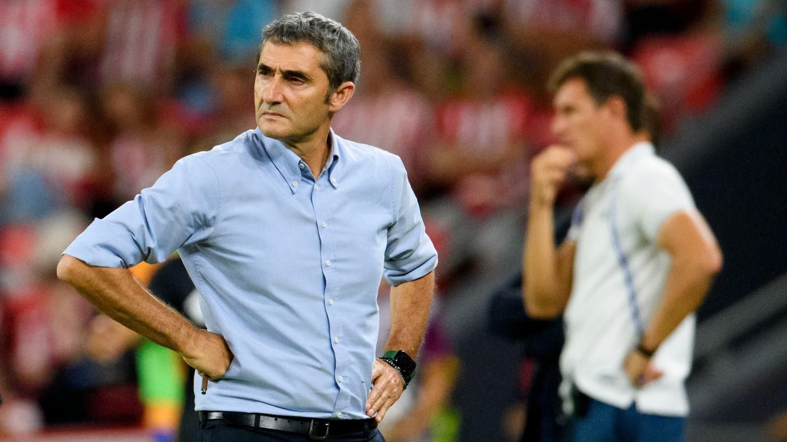 Ernesto Valverde, preocupado por la expulsión de Oihan Sancet ante el Getafe en San Mamés.