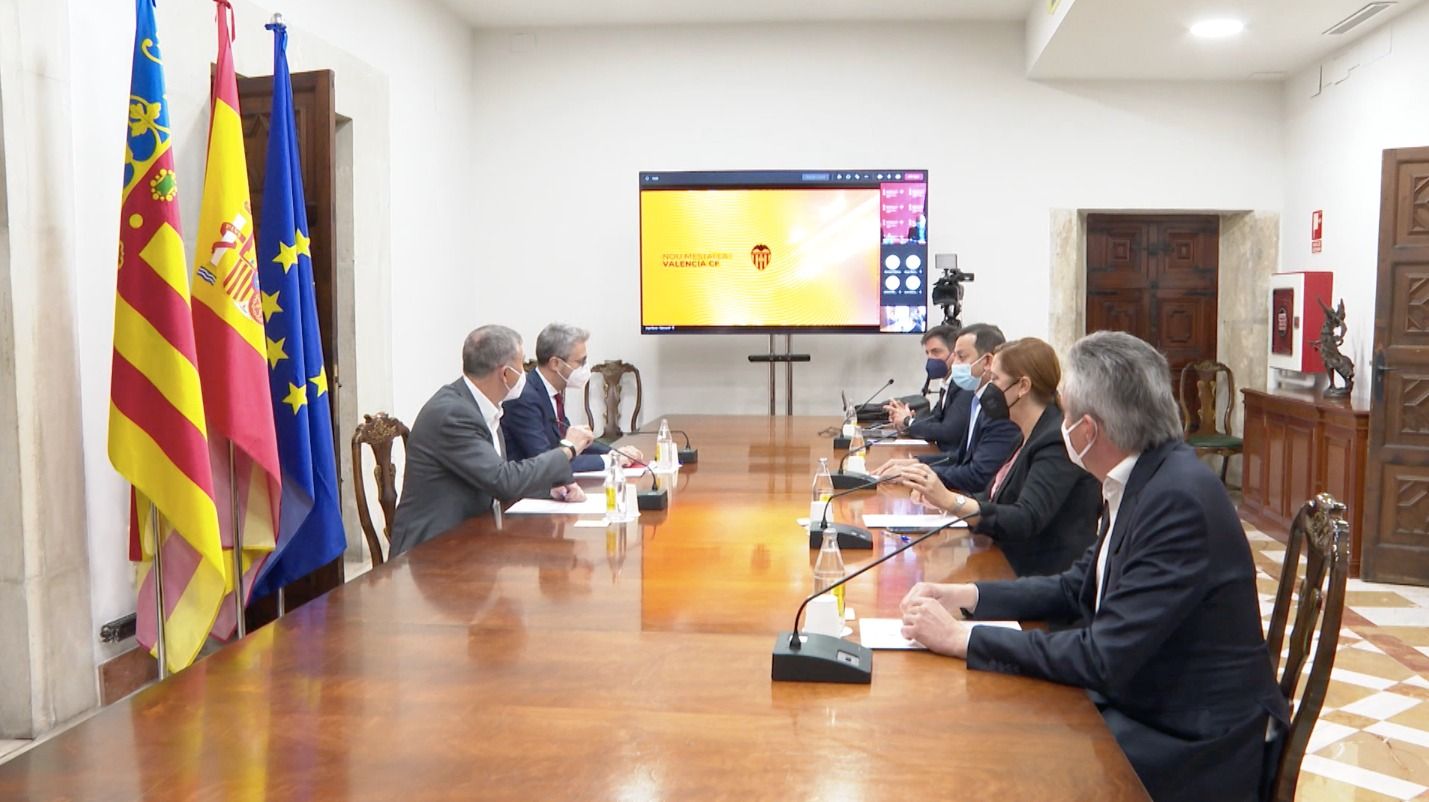  Reunión del Valencia CF por el Nou Mestalla