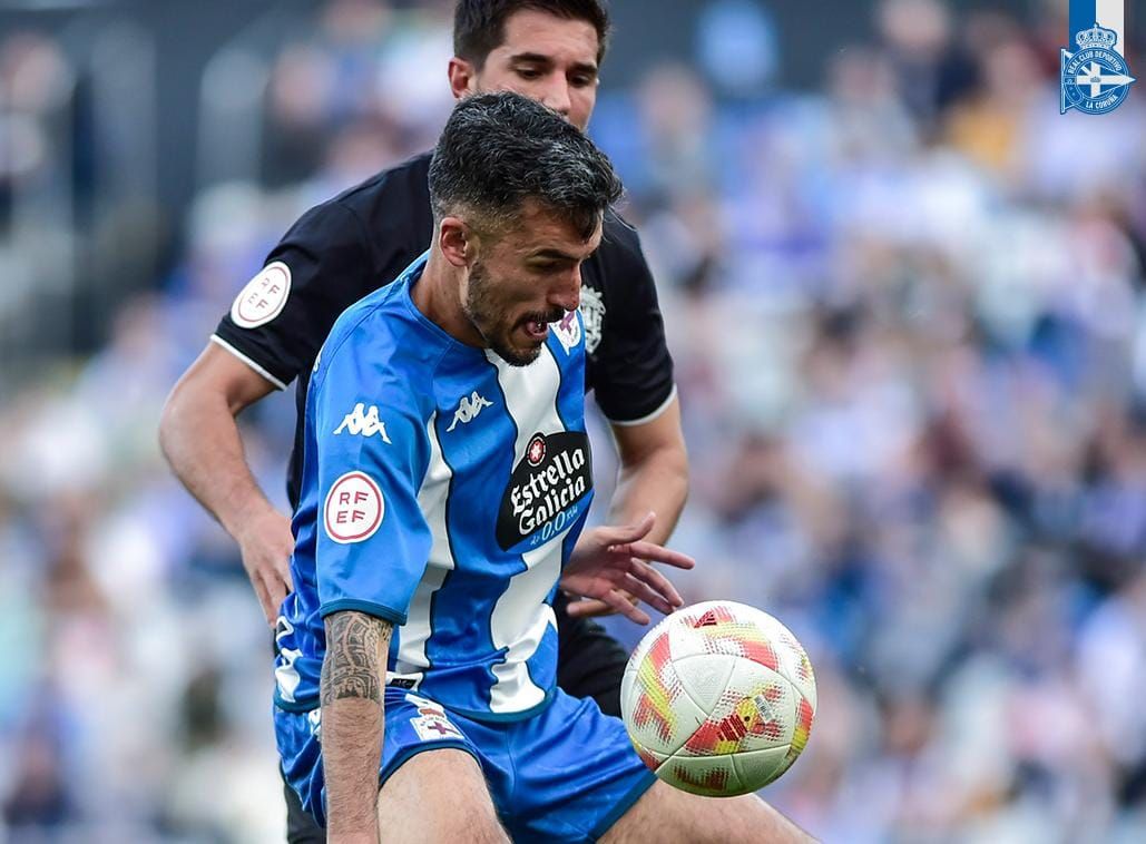  Quiles en acción en el Deportivo - Fuenlabrada