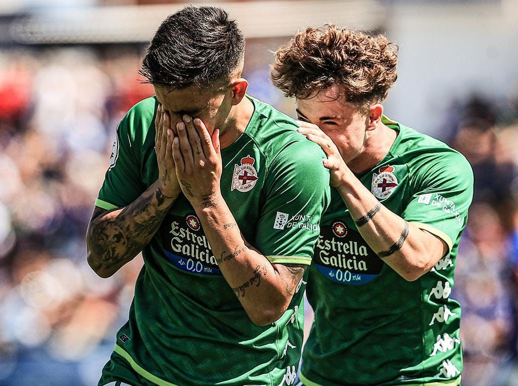  Kuki Zalazar celebrando el 0-1 ante el Linares