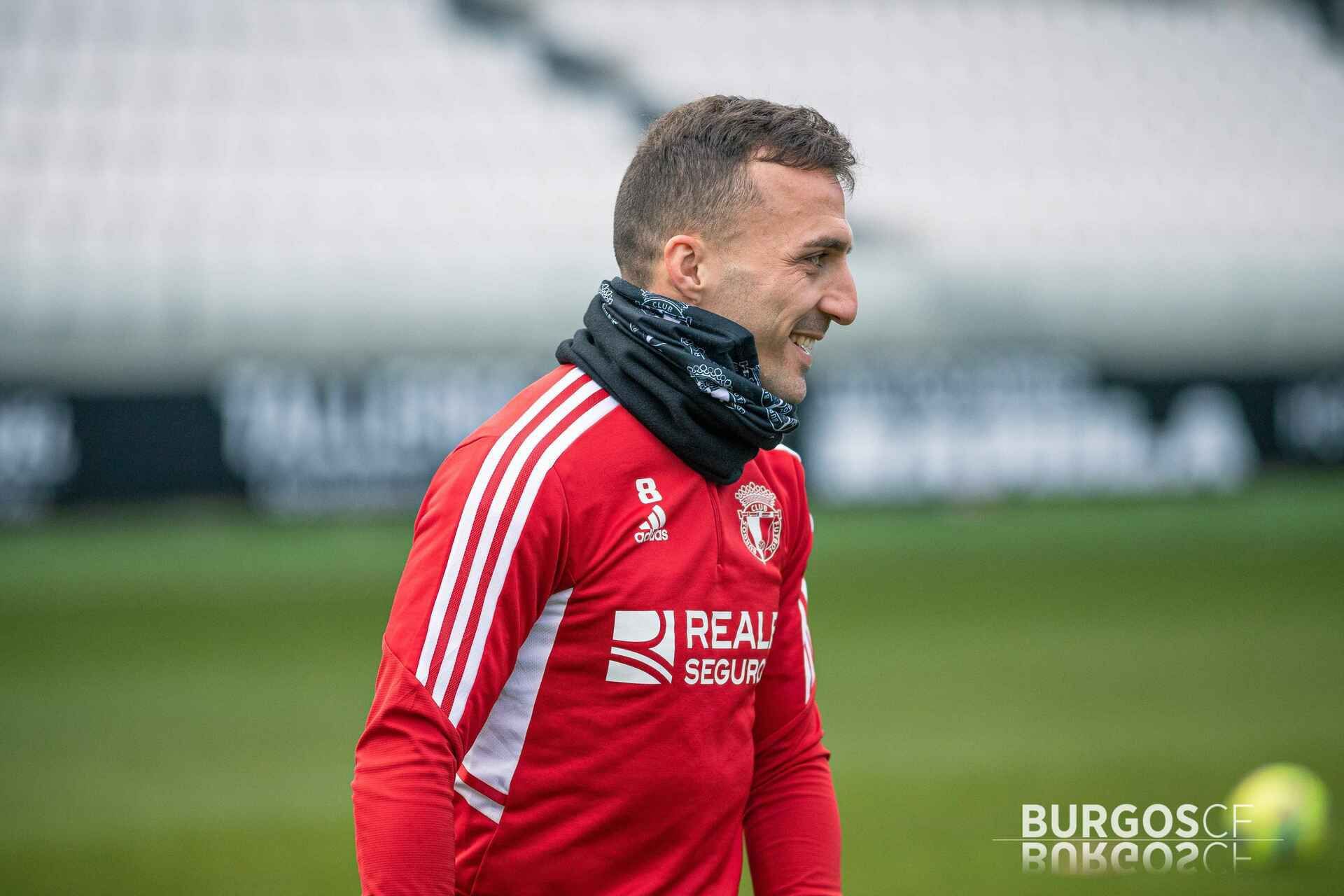 Pablo Valcarce en una sesión de entrenamiento.