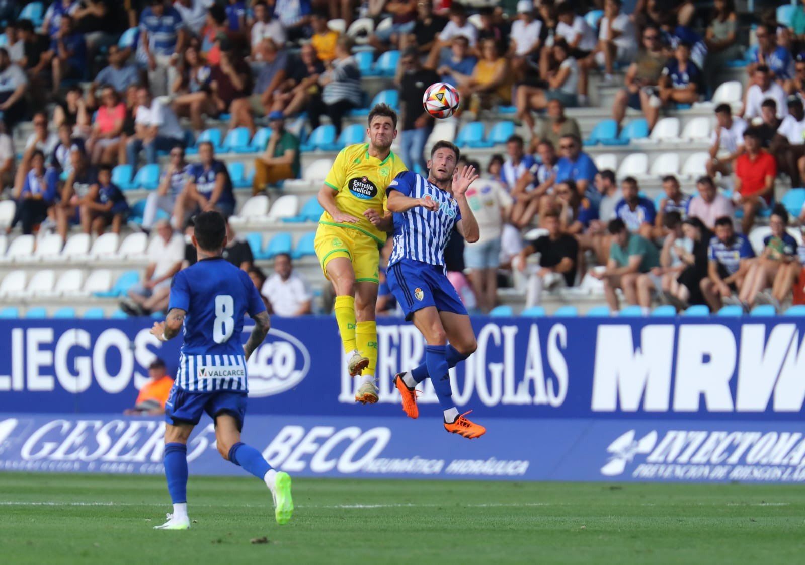 Barbero en el Ponferradina - Deportivo