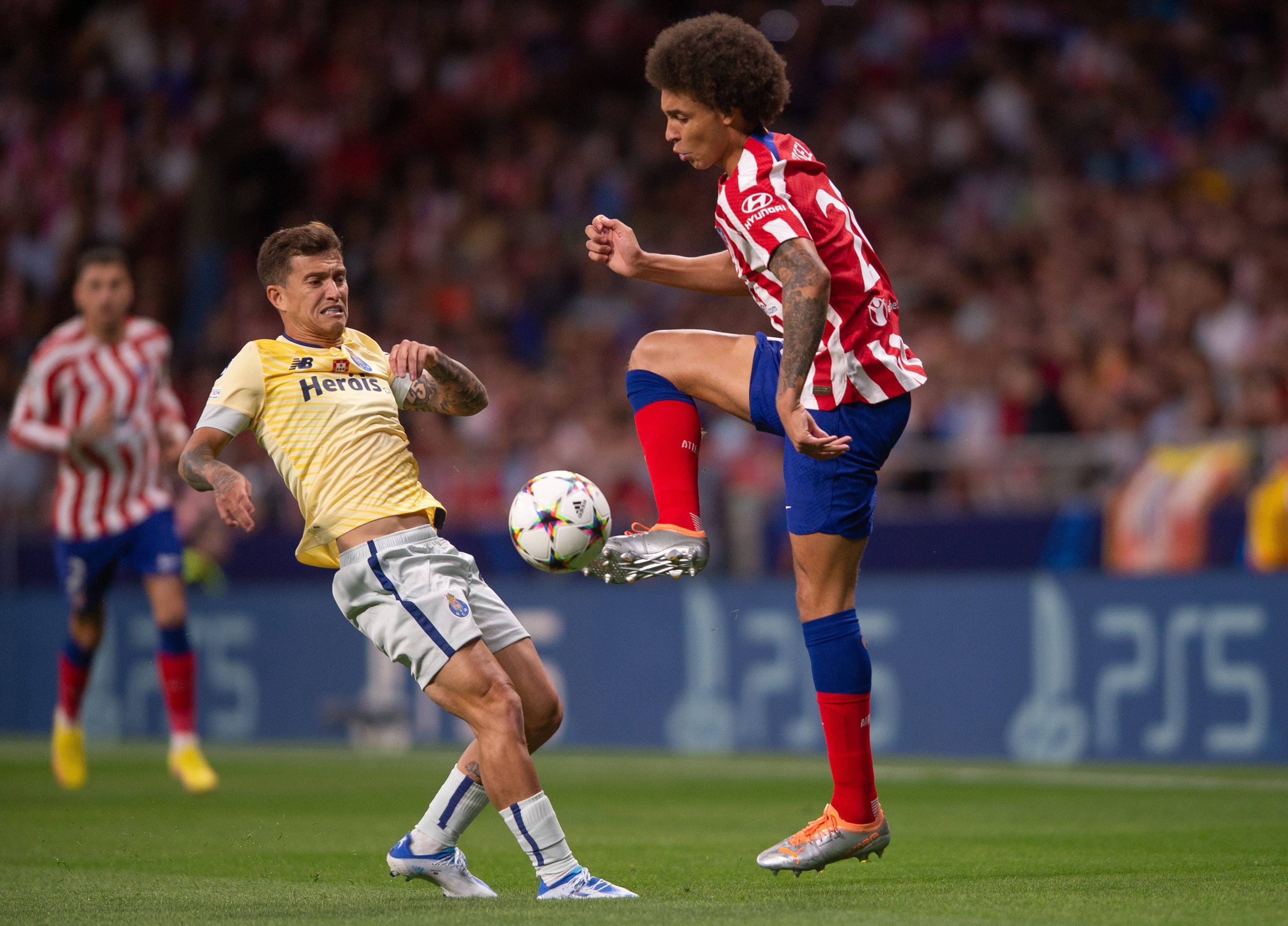  Witsel, durante el Atlético de Madrid-Oporto.