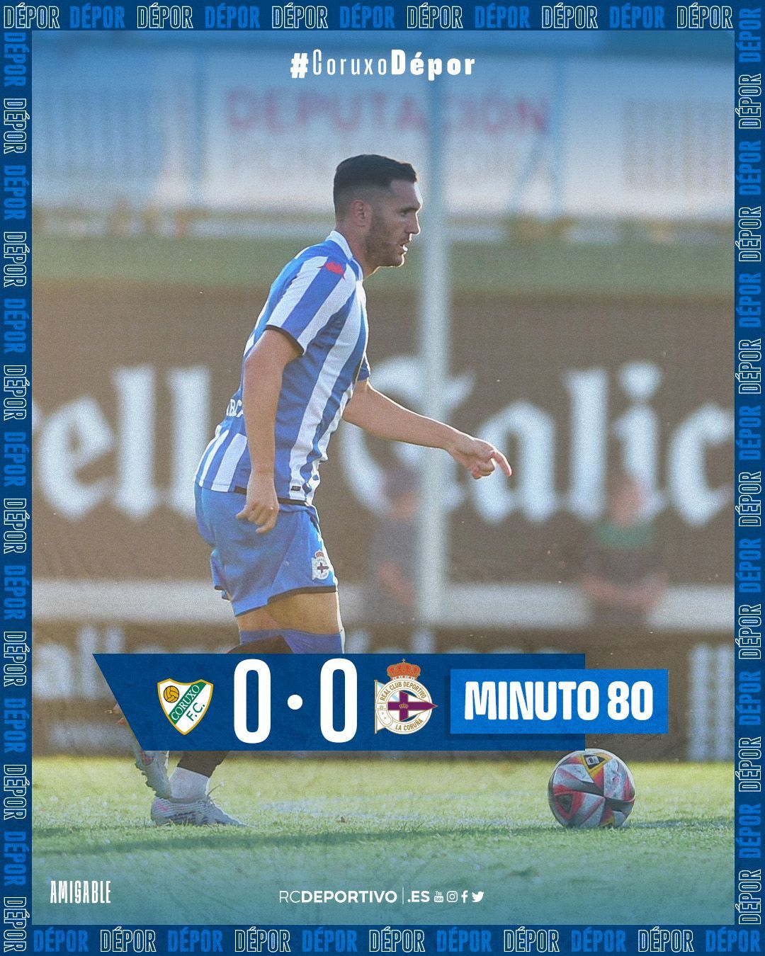 Lucas Pérez mejoró al Deportivo, pero no fue suficiente para romper el empate