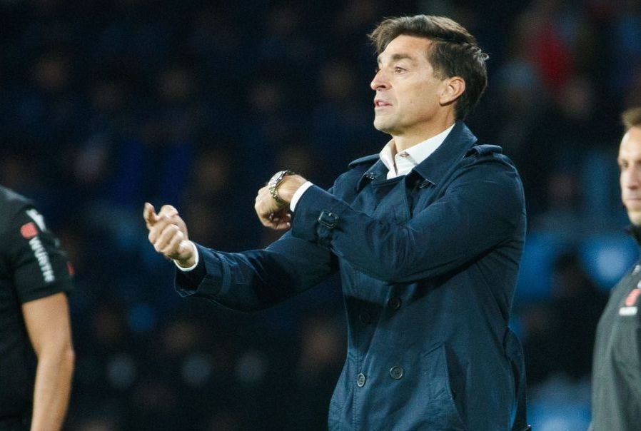  Diego Alonso, en el Celta-Sevilla.