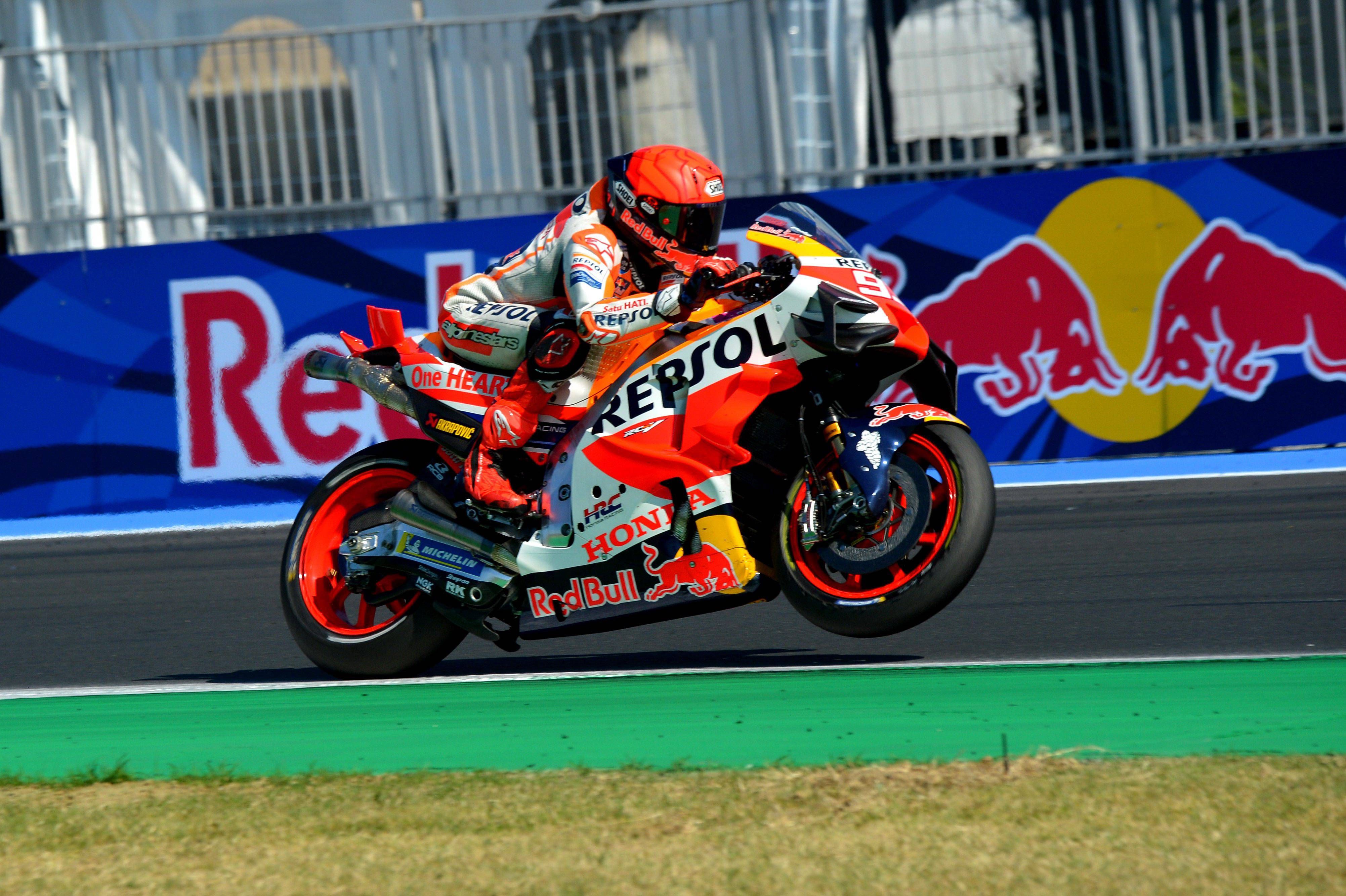  Marc Márquez, en el GP de San Marino.