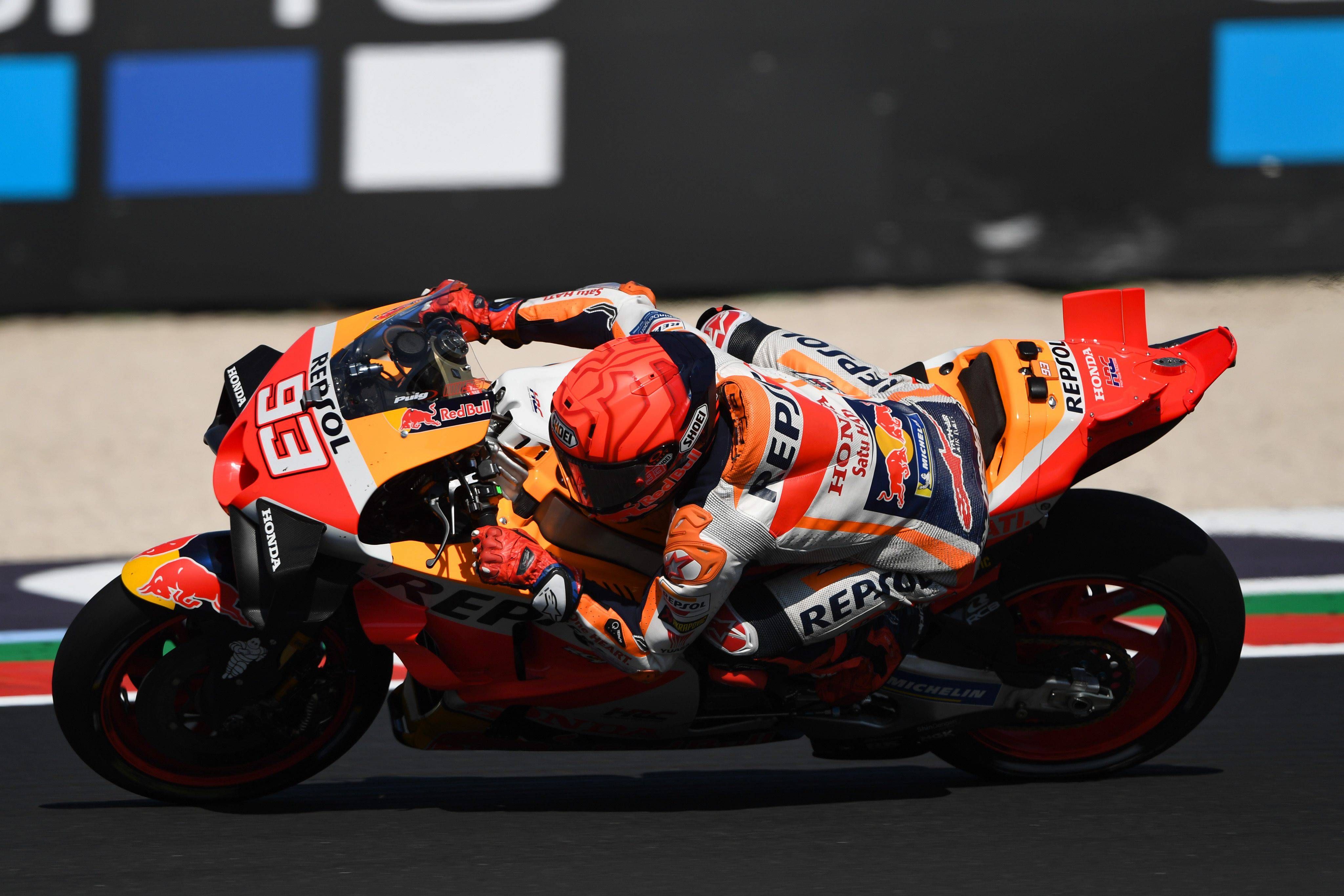 Marc Márquez, en una carrera de MotoGP en este 2023.