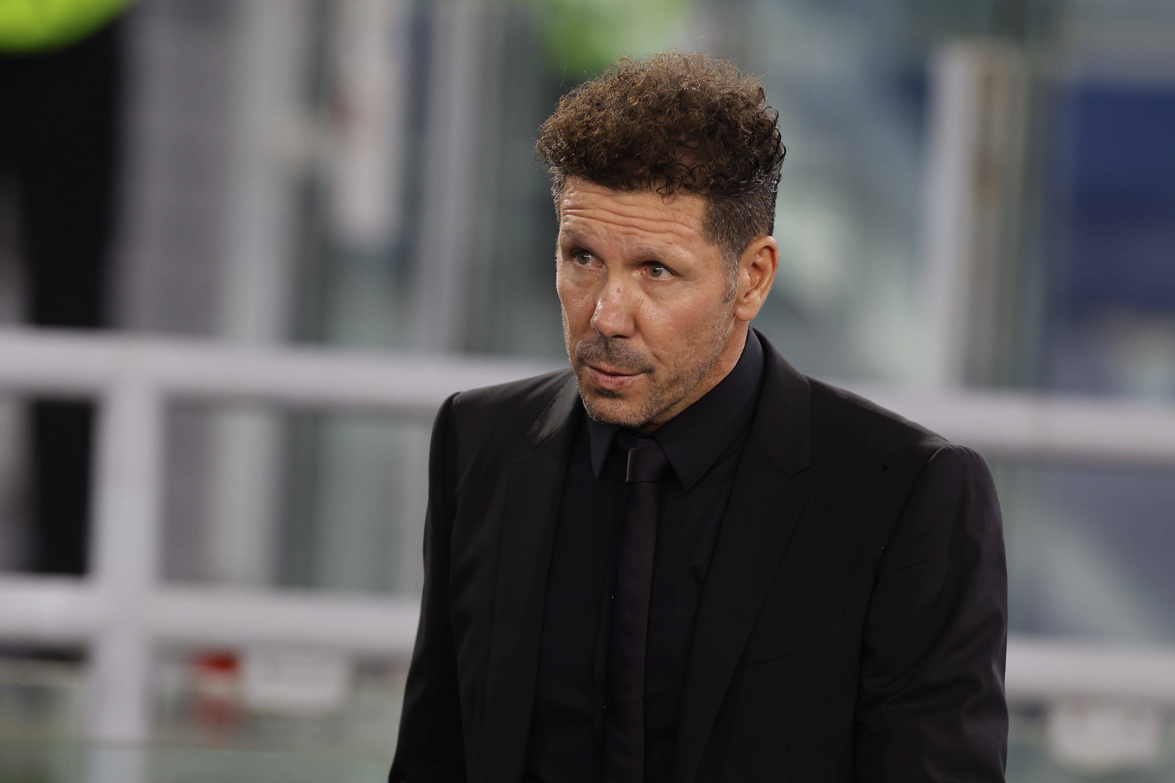  Diego Pablo Simeone, en el Olímpico de Roma.