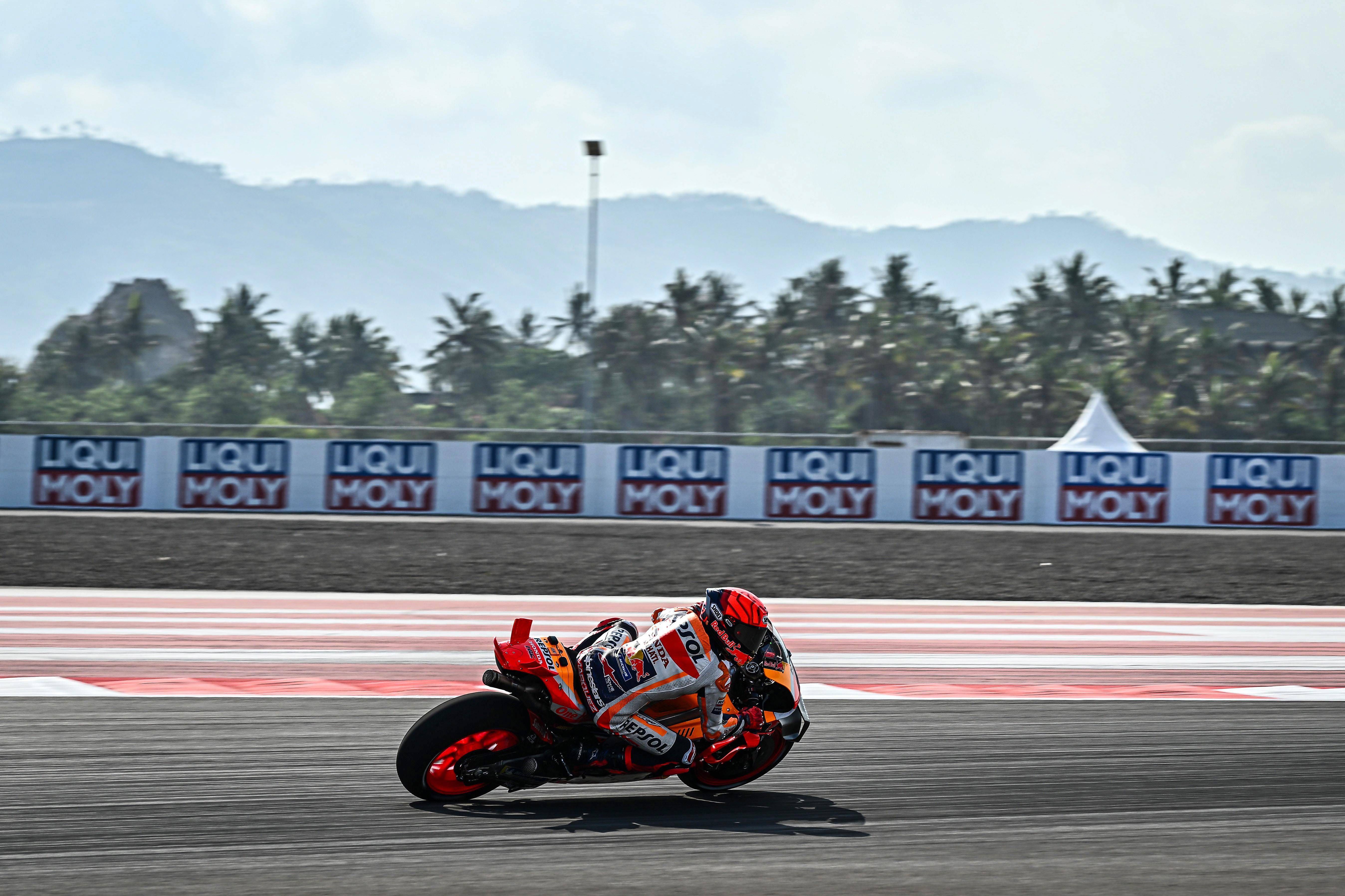  Marc Márquez, en el GP de Indonesia.
