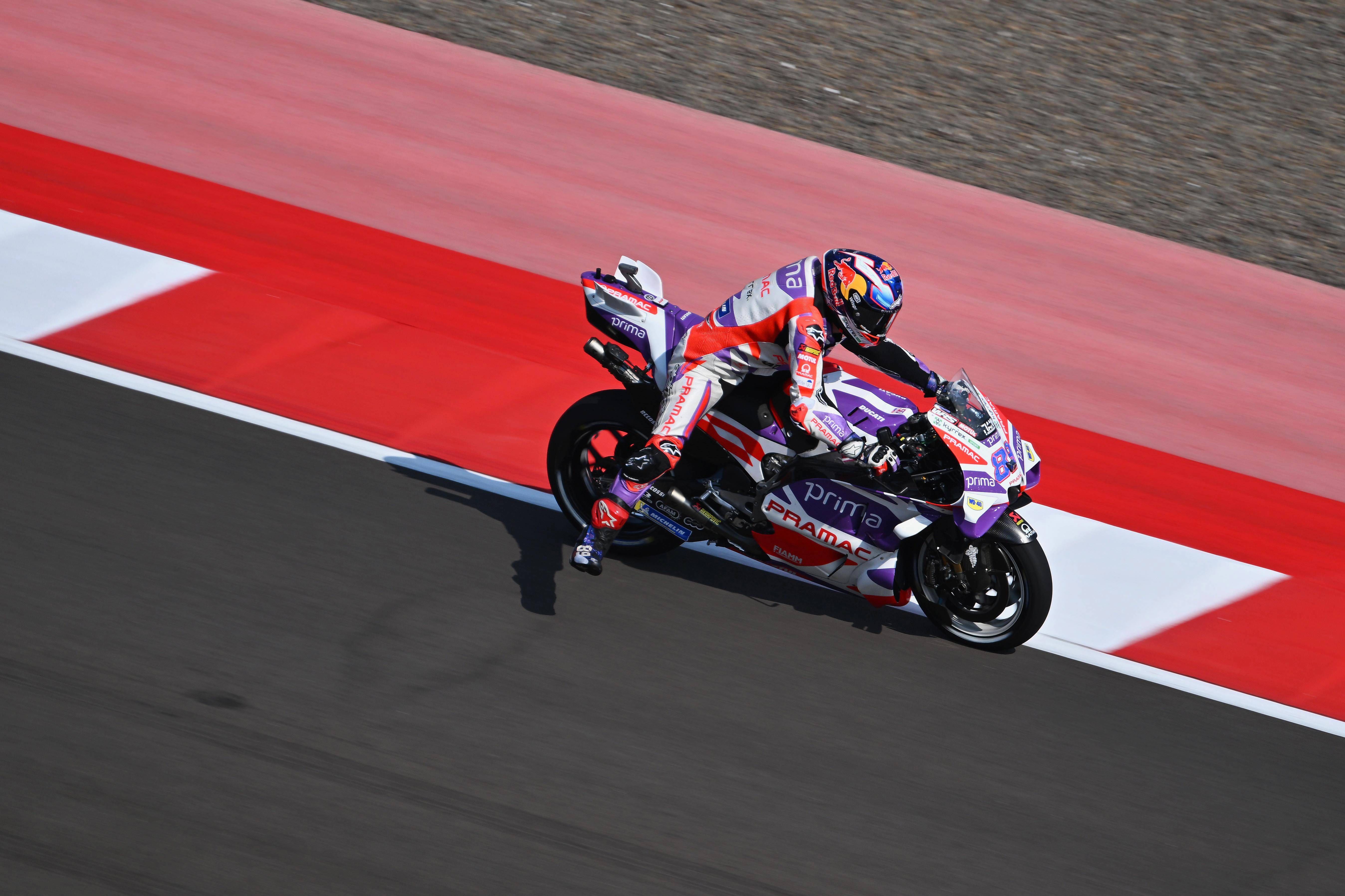 Jorge Martín, en el GP de Indonesia.