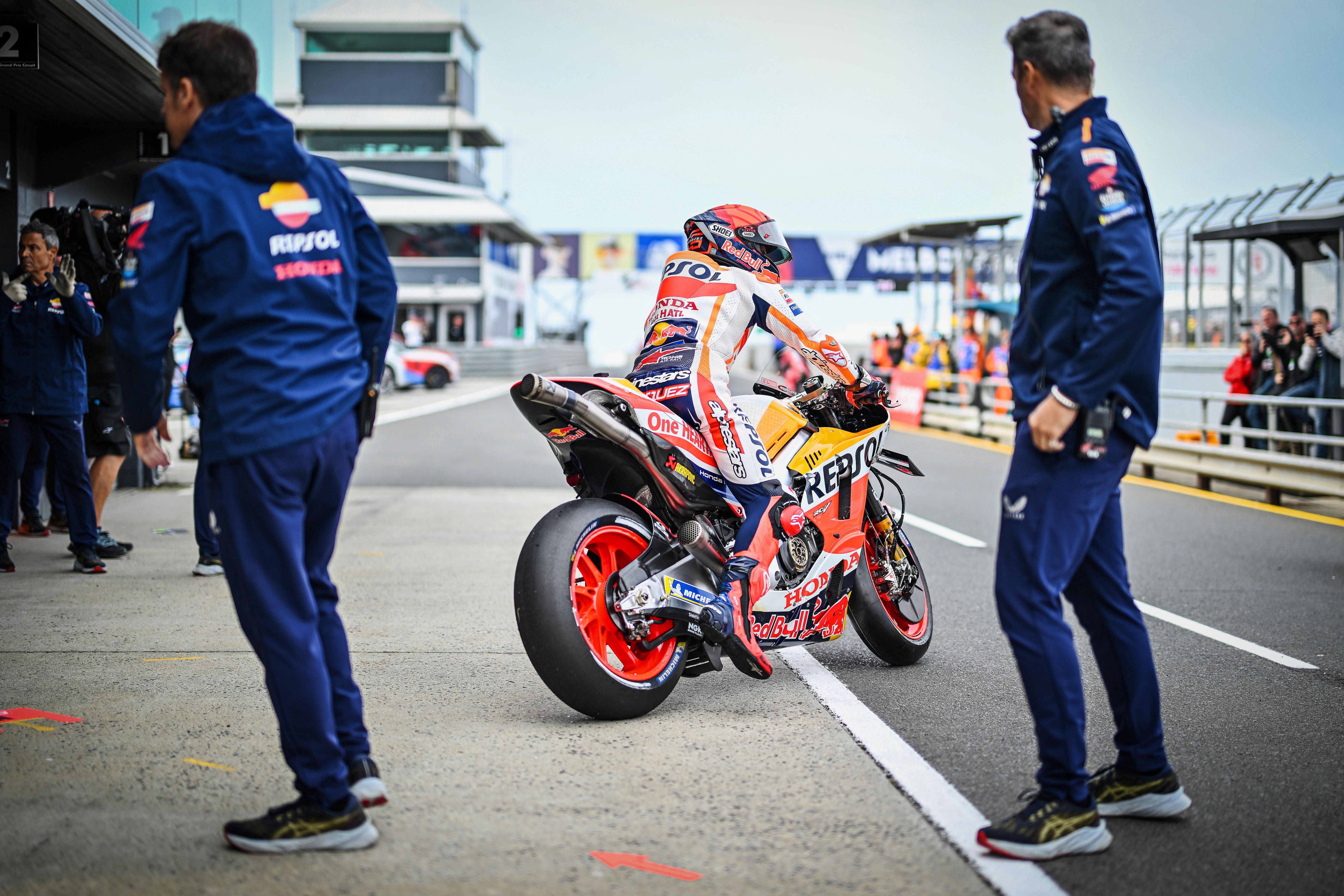  Marc Márquez, en el GP de Australia.