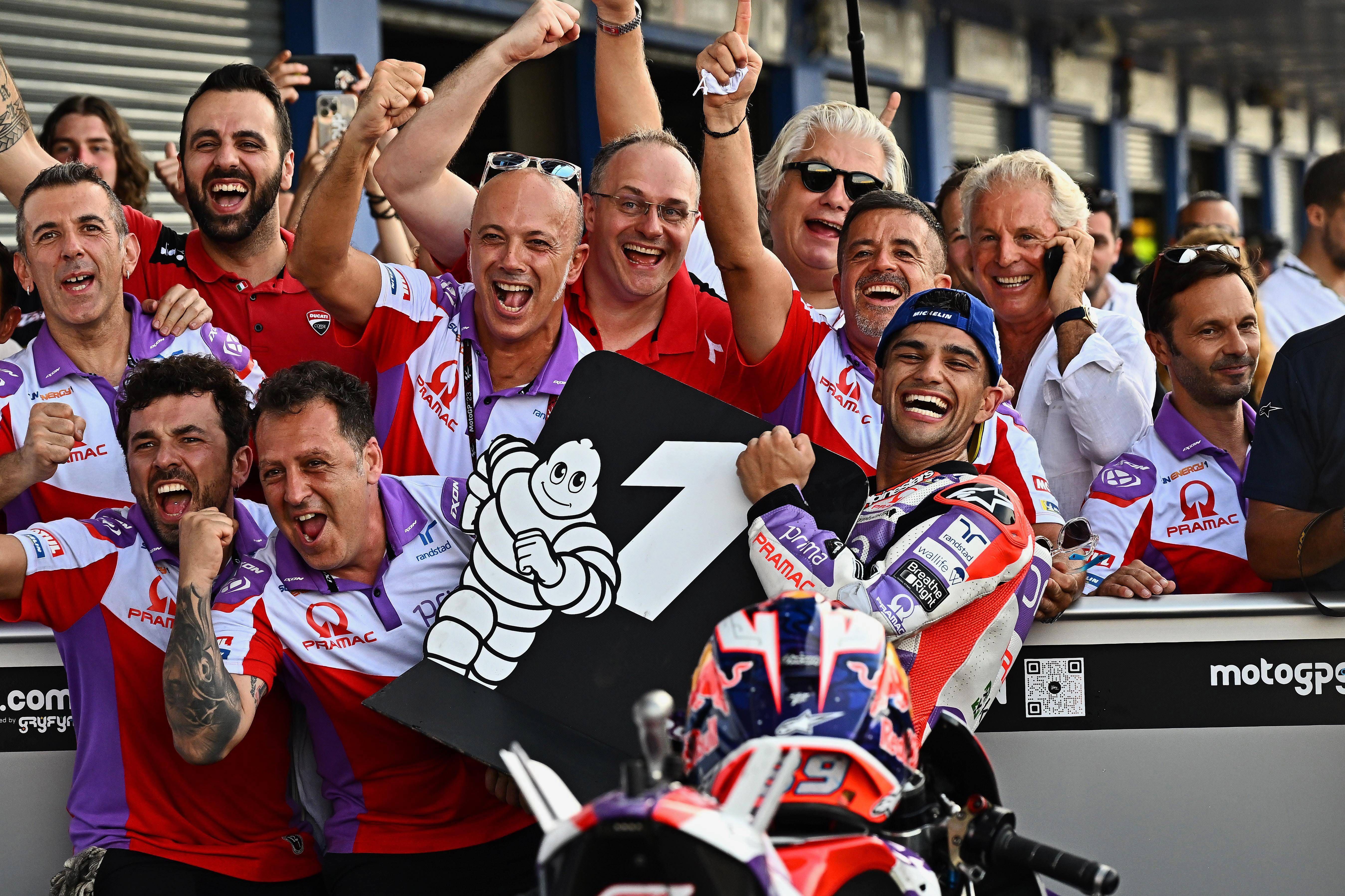  Jorge Martín, ganador del último GP de Tailandia de MotoGP.