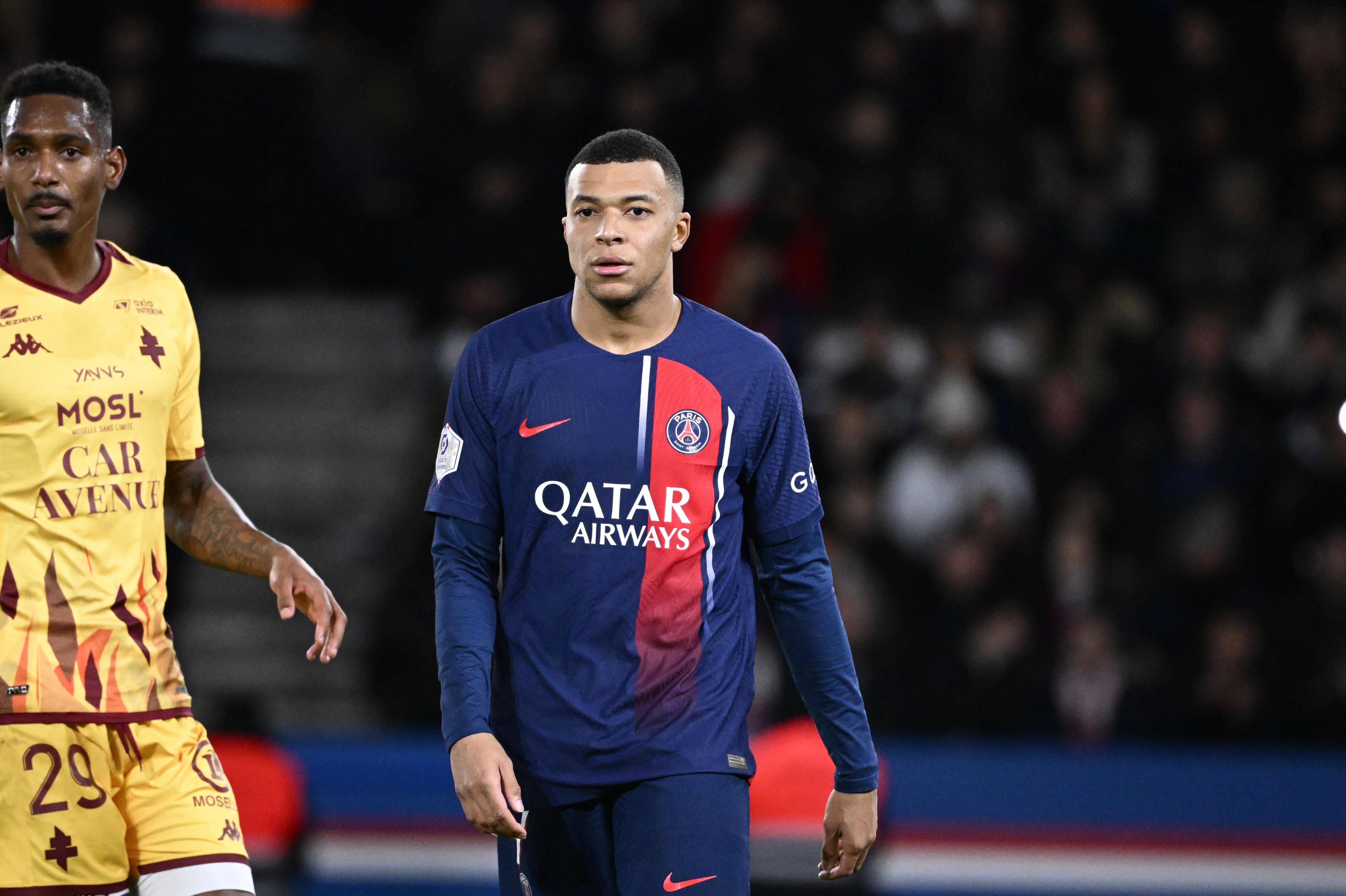  Kylian Mbappé, durante un partido de la League 1.