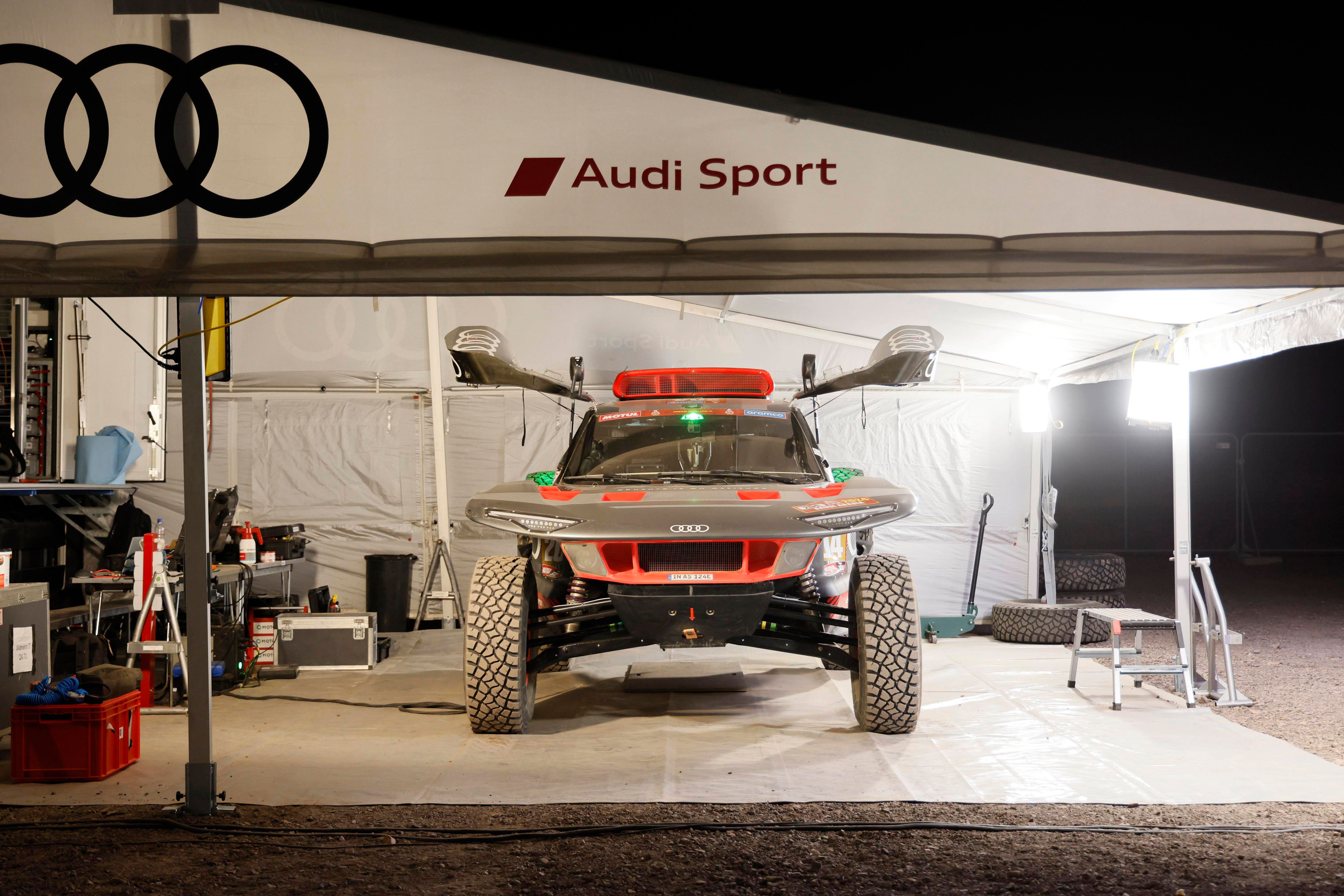 Carlos Sainz, en el Dakar 2024.