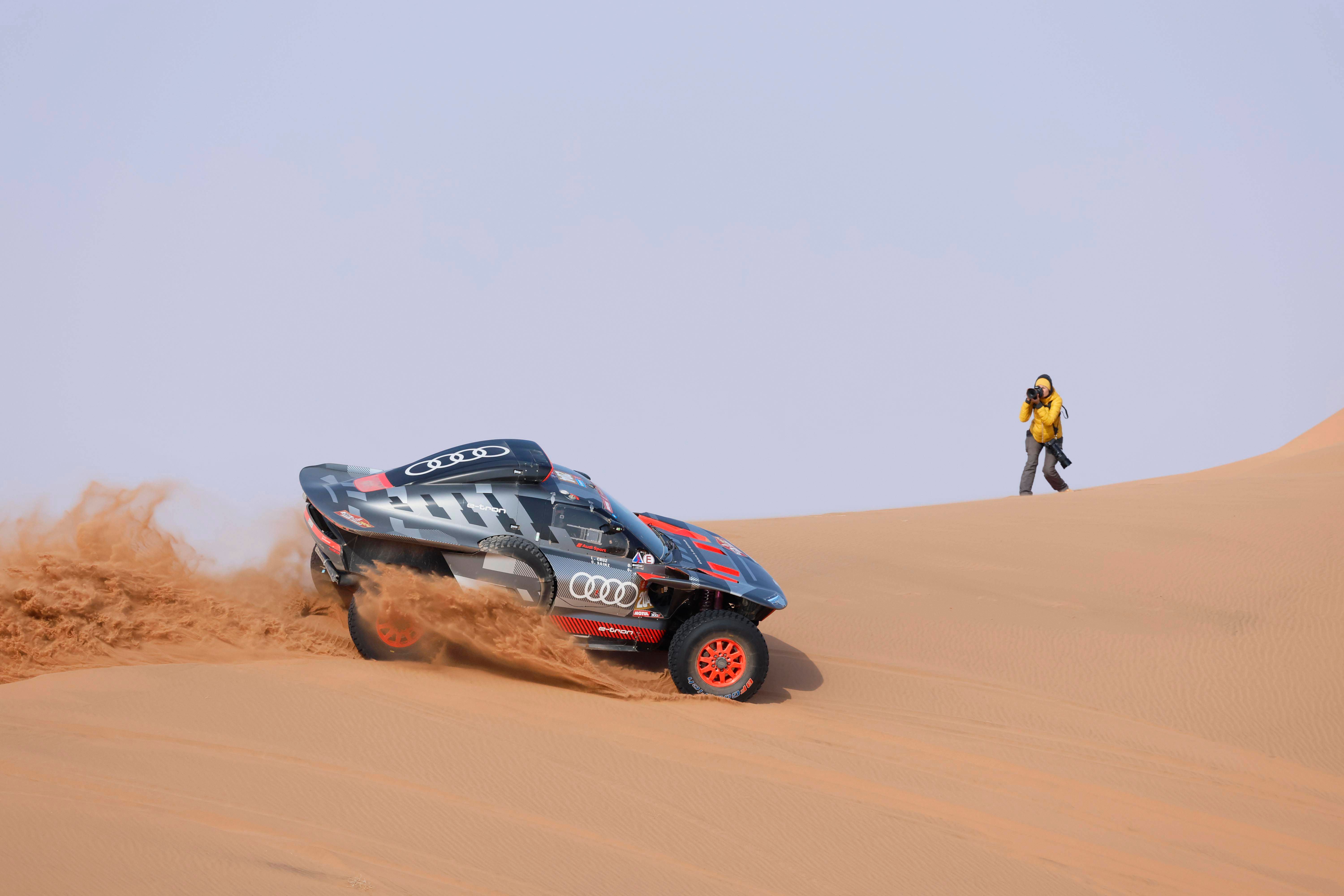 Carlos Sainz, en el Dakar 2024.