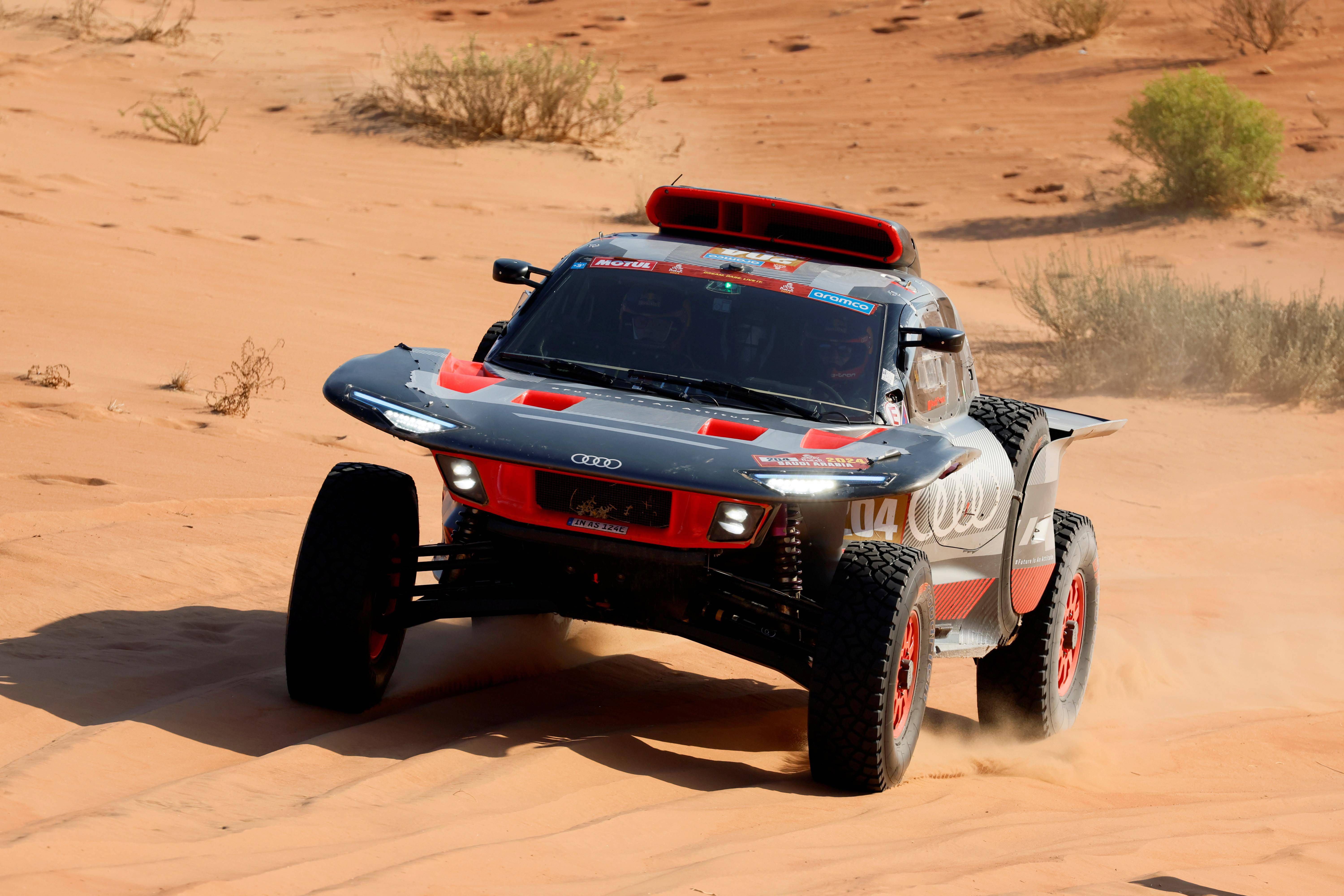 Carlos Sainz, en el Dakar 2024.