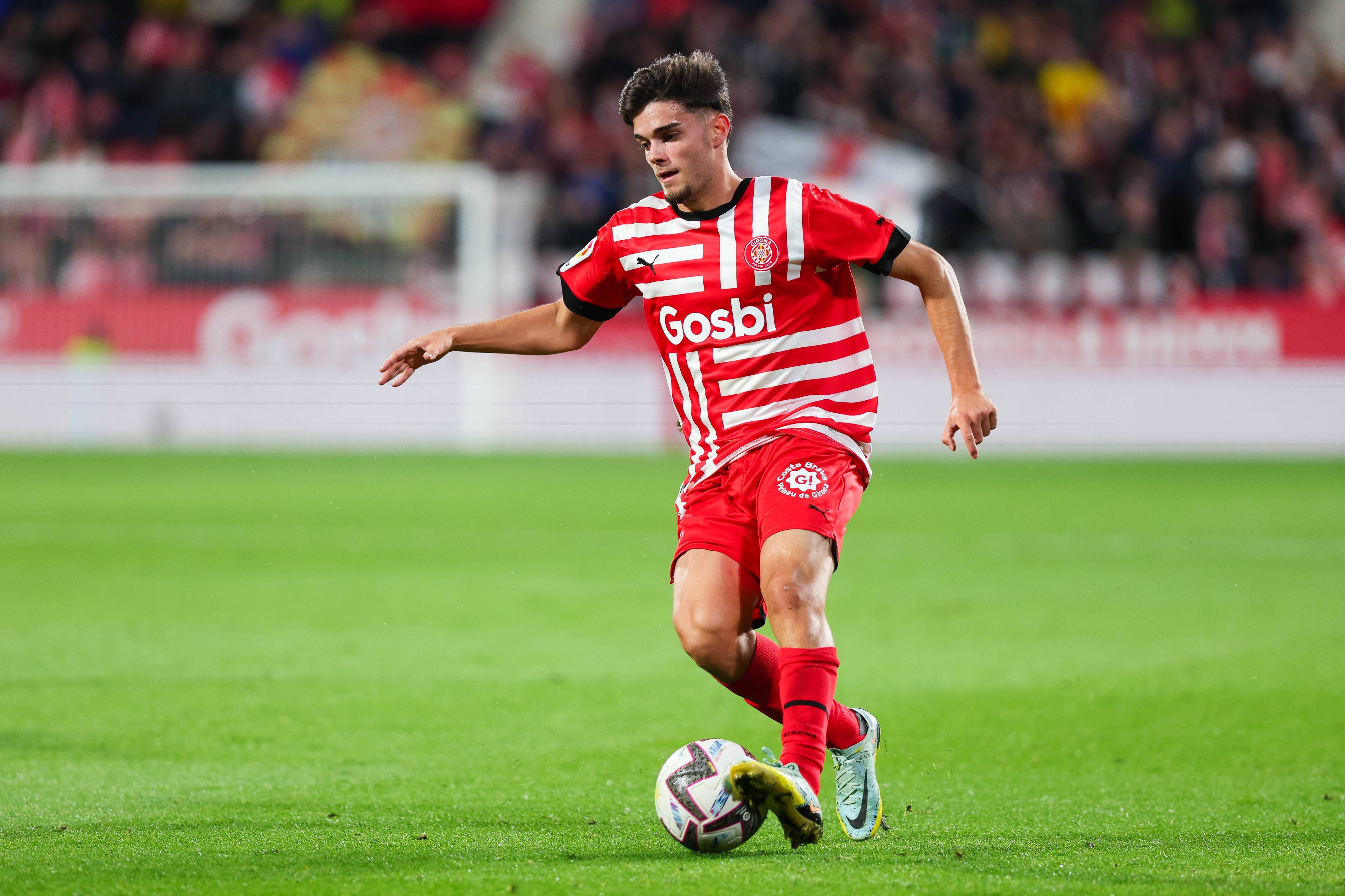  Miguel Gutiérrez con la camiseta del Girona.