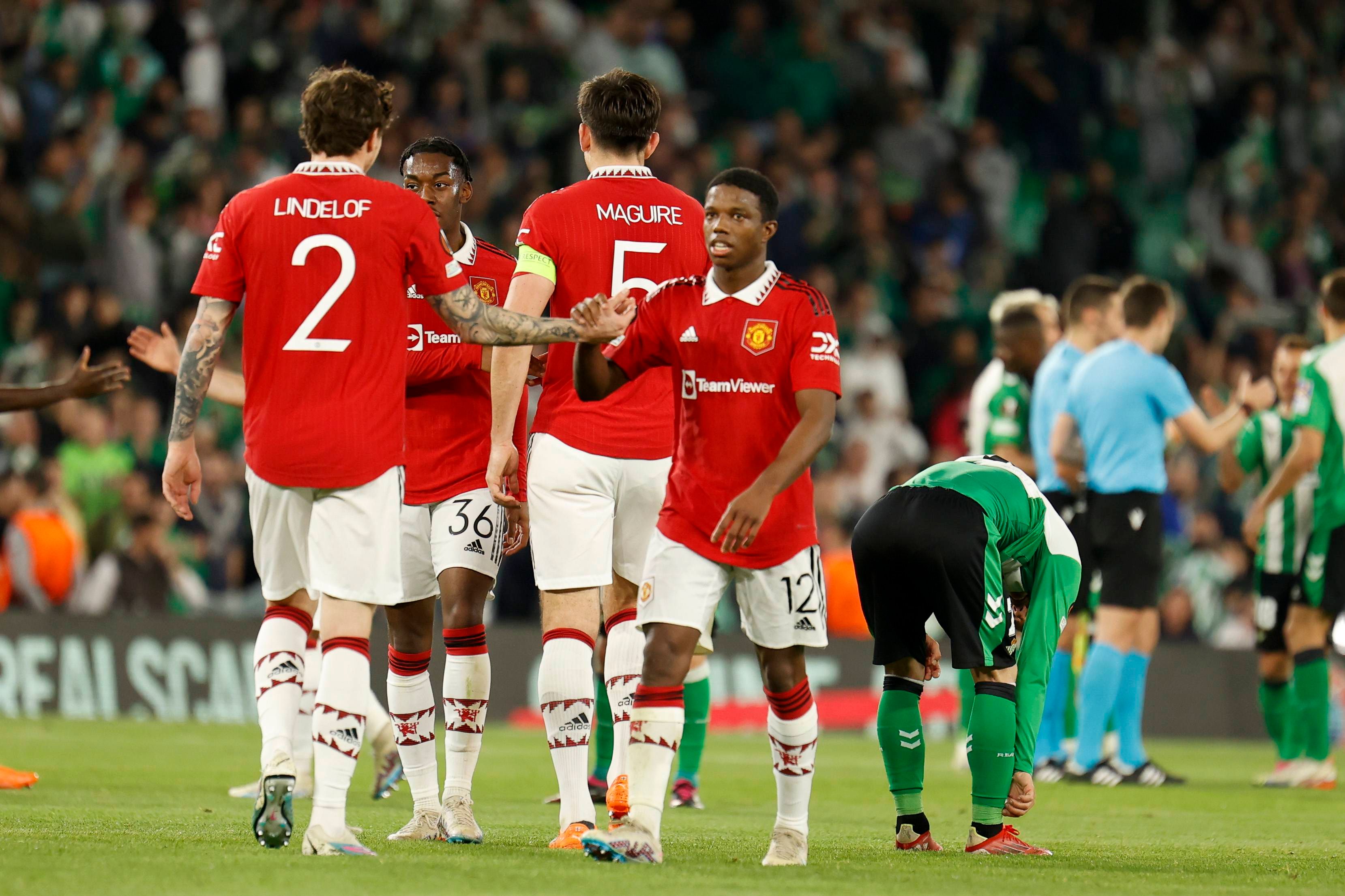 El Manchester United celebra su pase a cuartos (Foto: Cordon Press).