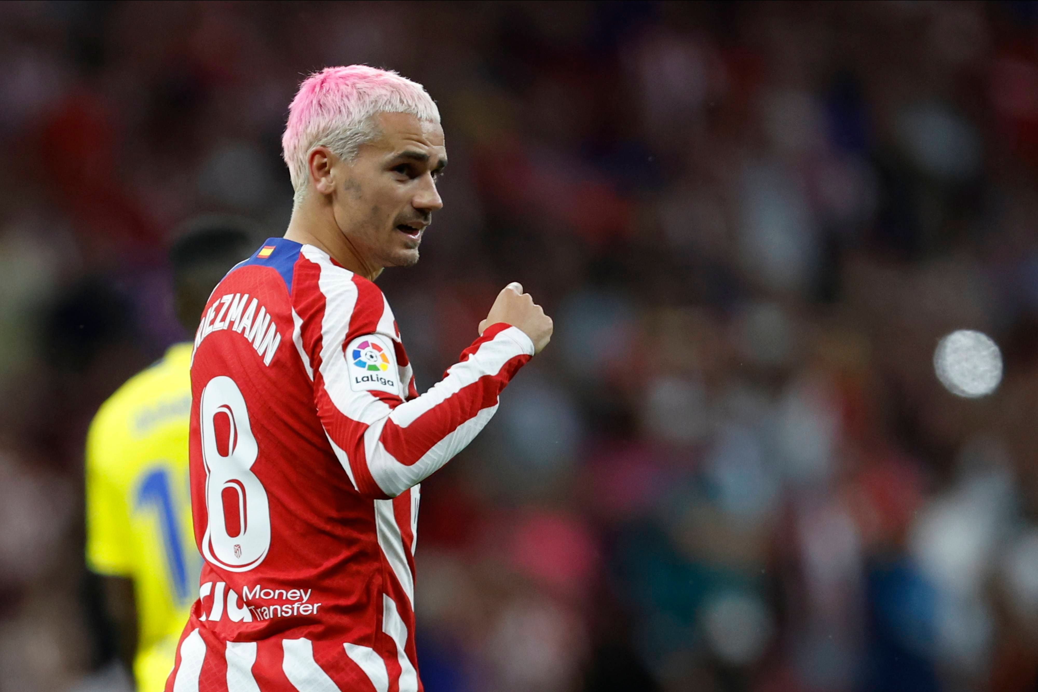 Antoine Griezmann, en un partido del Atlético de Madrid.