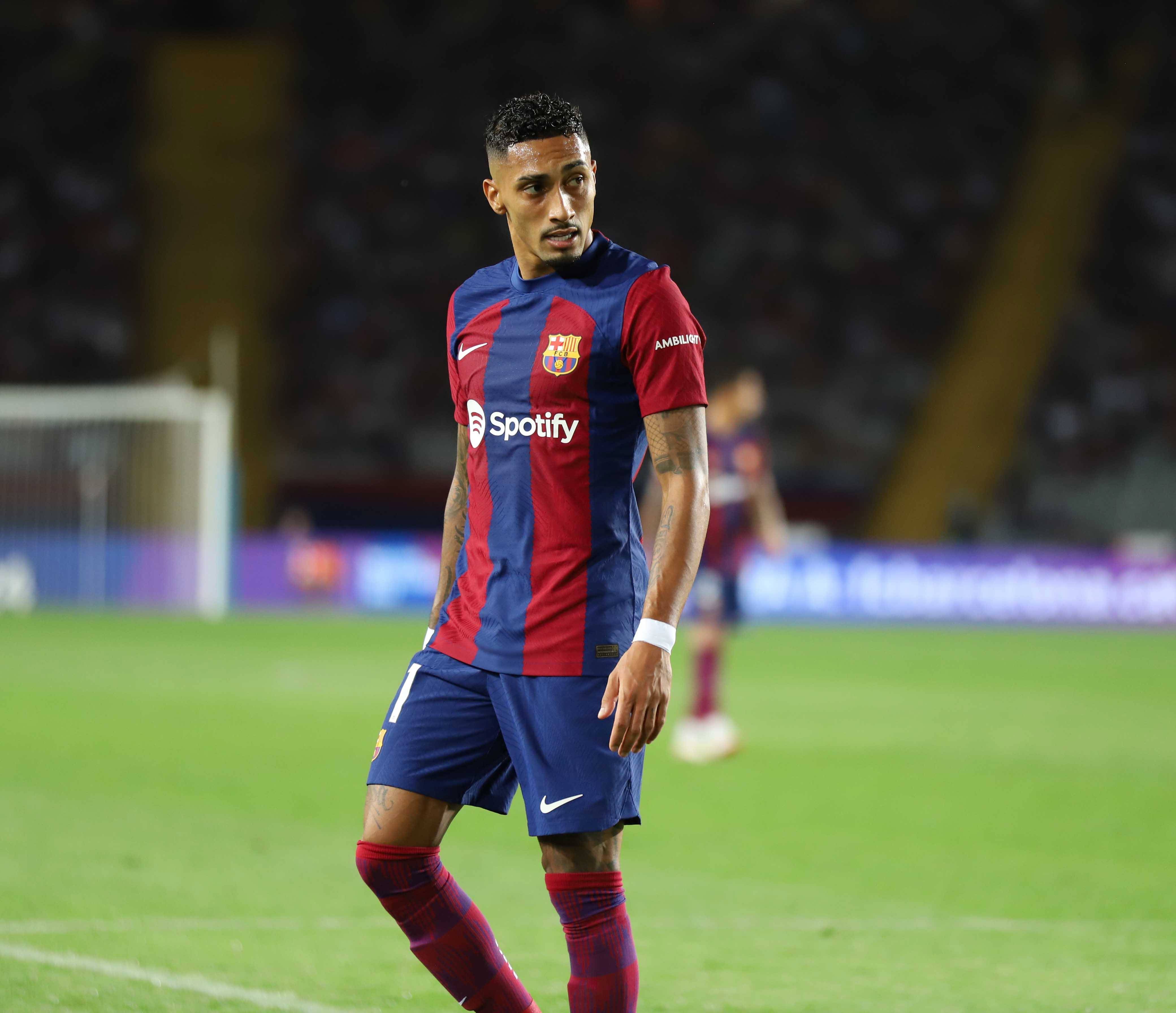  Raphinha, en un partido con con el Barcelona.