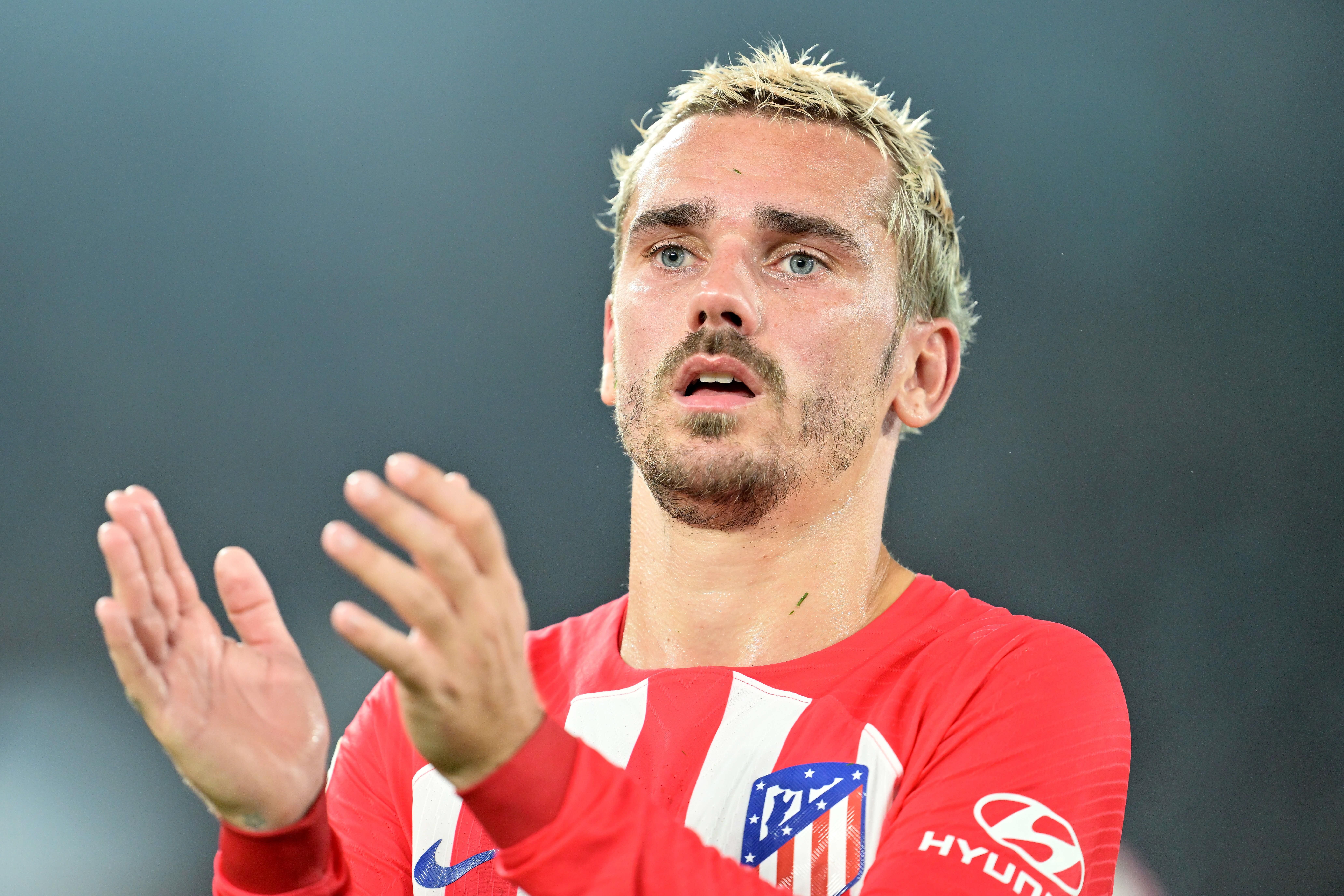  Antoine Griezmann, en un partido del Atlético de Madrid.