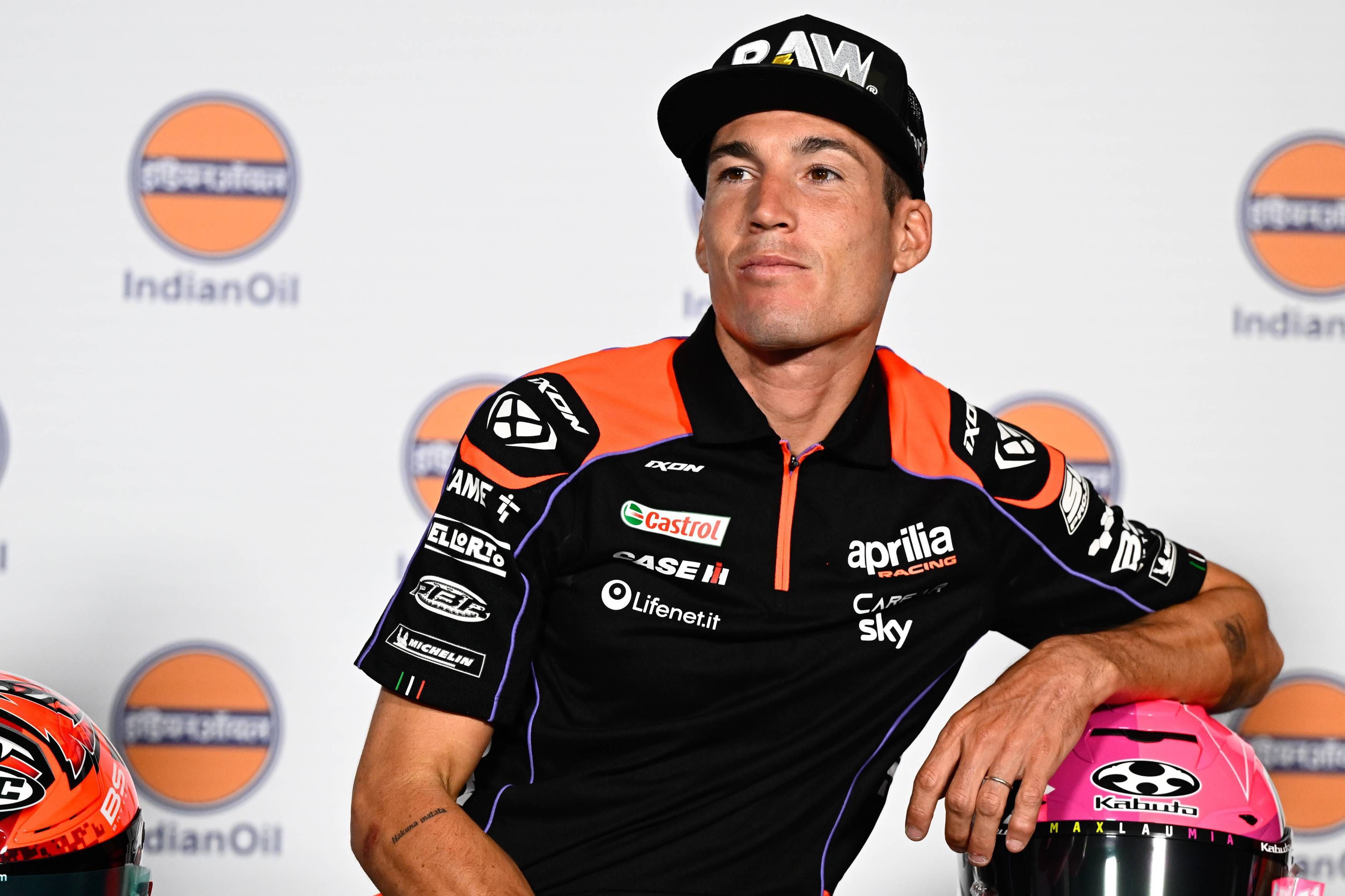 Aleix Espargaró, en el GP de India.