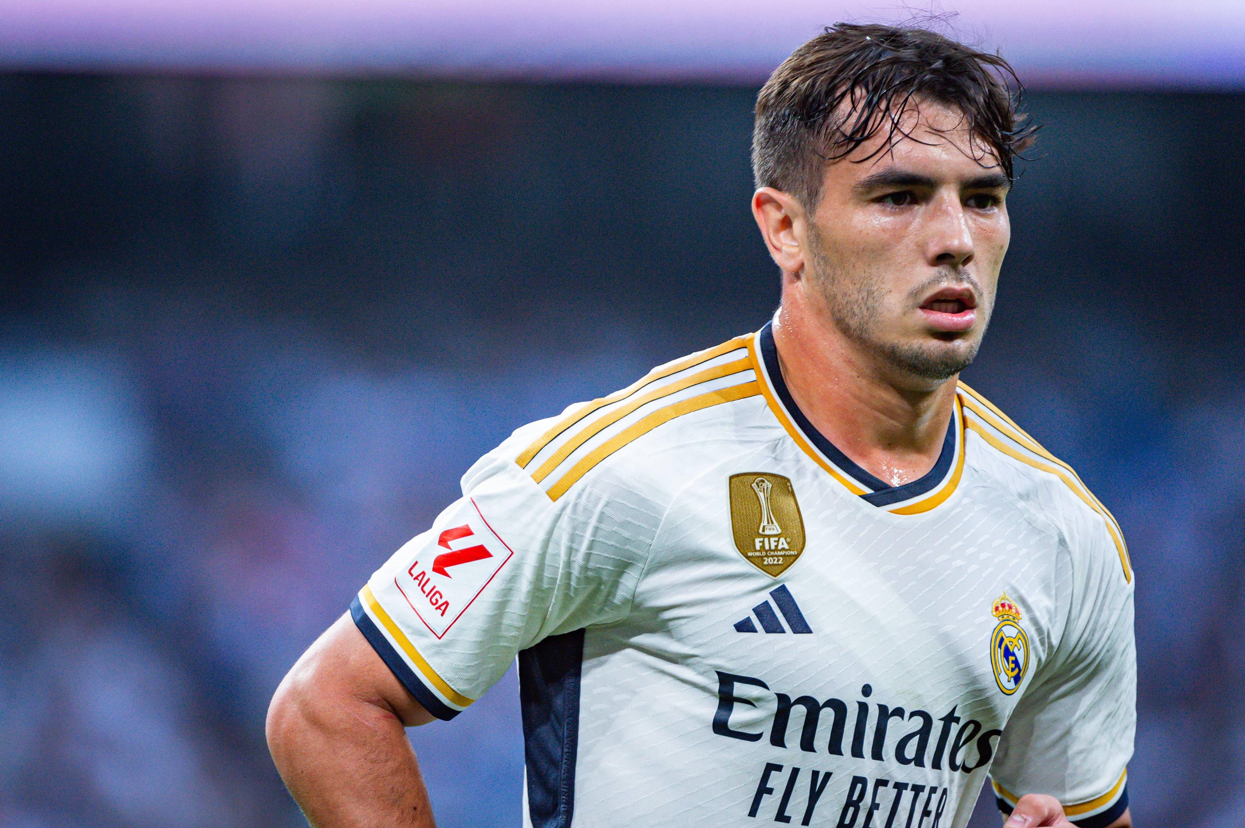  Brahim Díaz, en un partido con el Real Madrid.