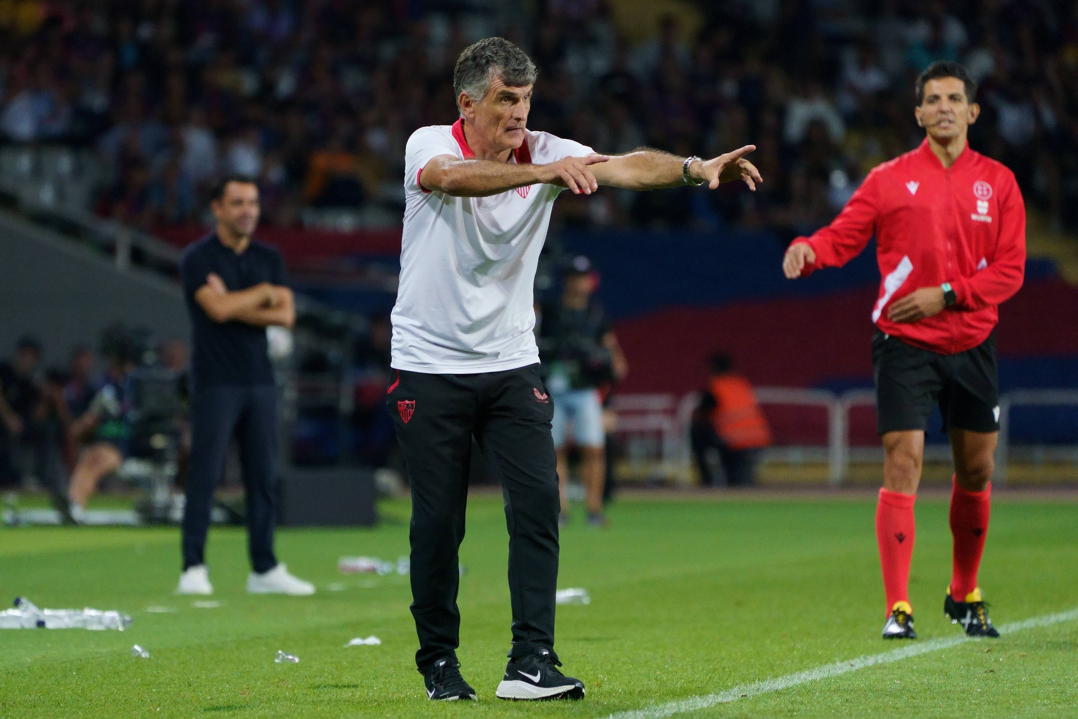  Mendilibar fue el primer entrenador destituido en el Sevilla esta temporada. .