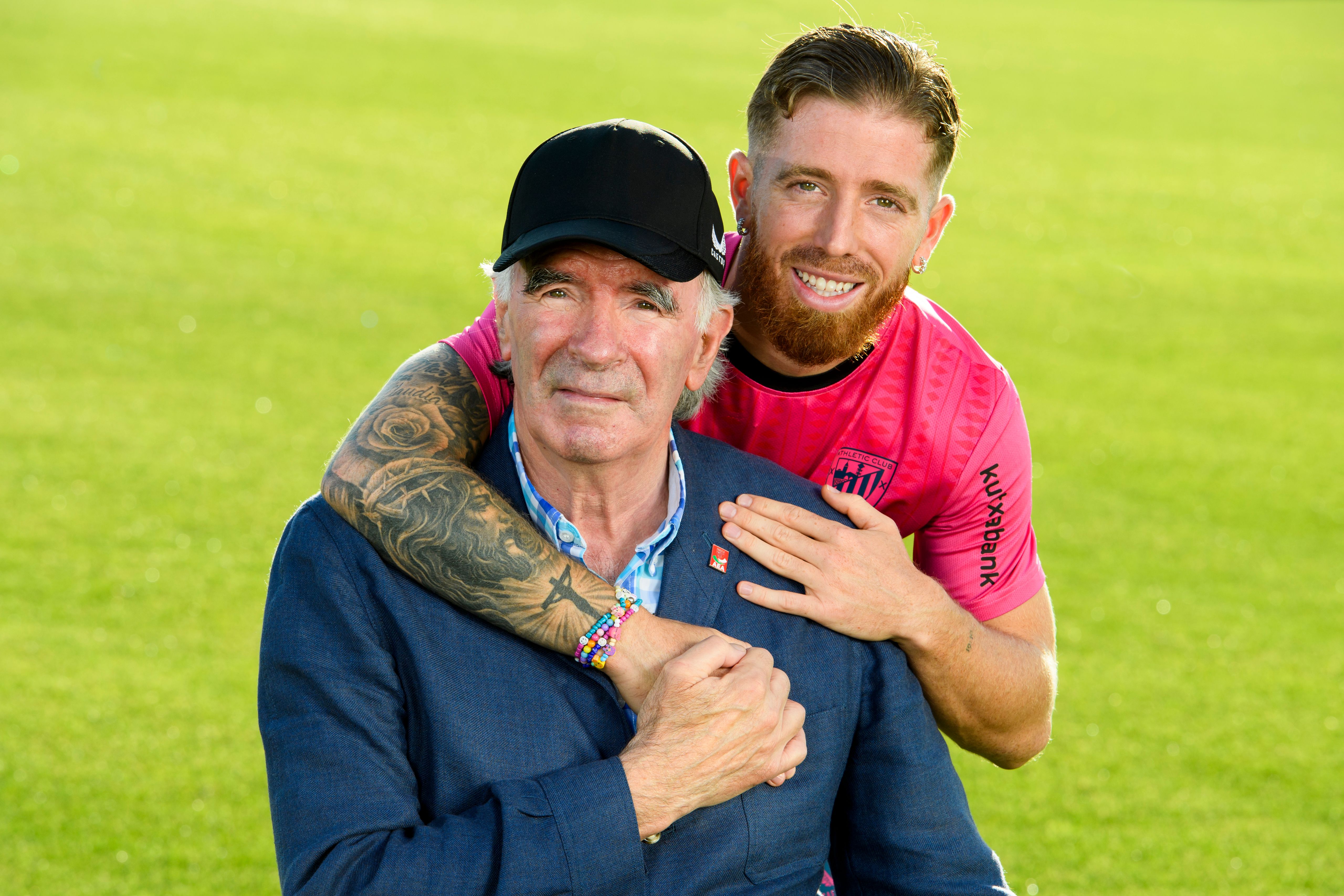  José Ángel 'Txopo' Iribar e Iker Muniain.