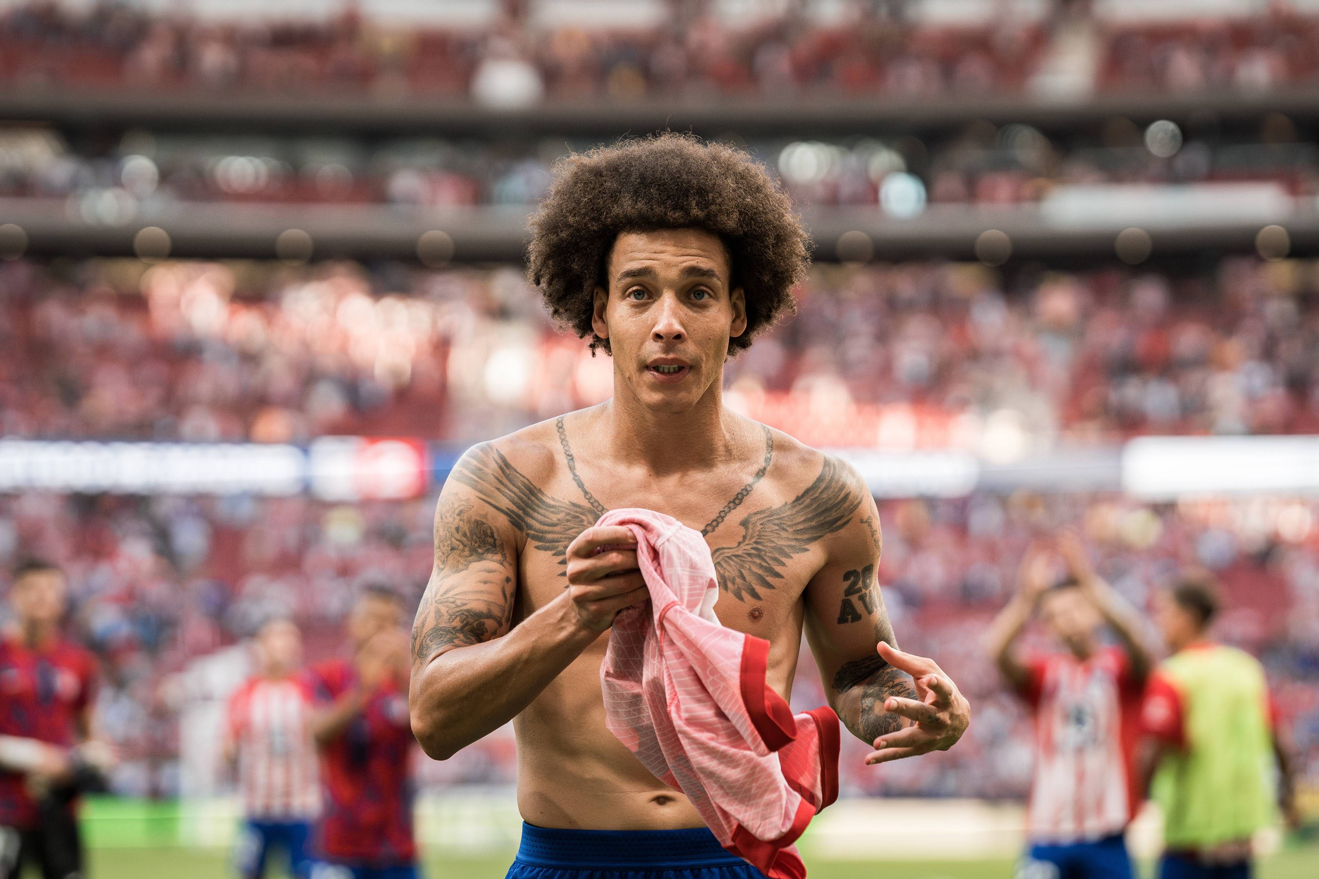  Axel Witsel, en un partido del Atlético de Madrid.