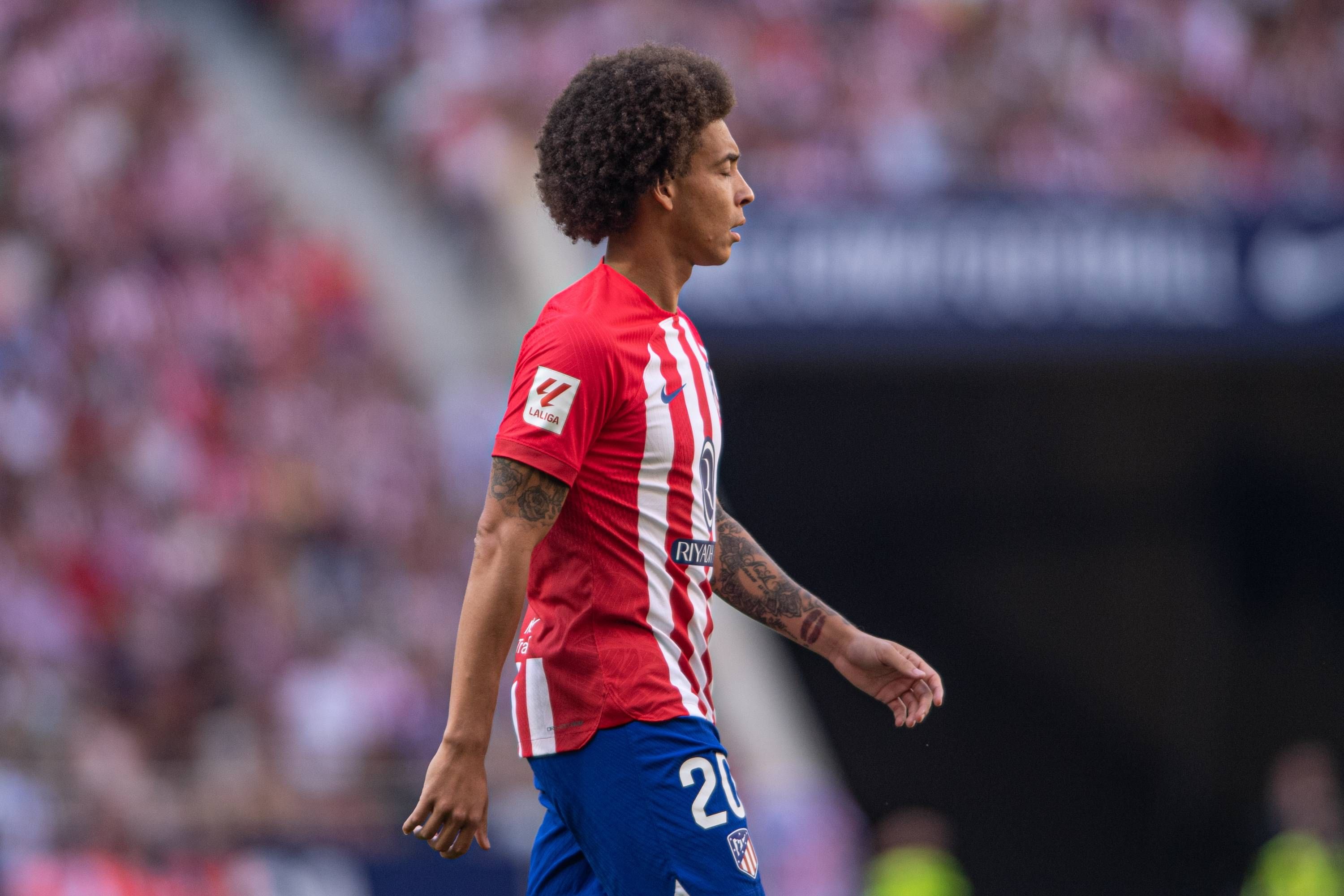  Axel Witsel, en un partido del Atlético de Madrid.