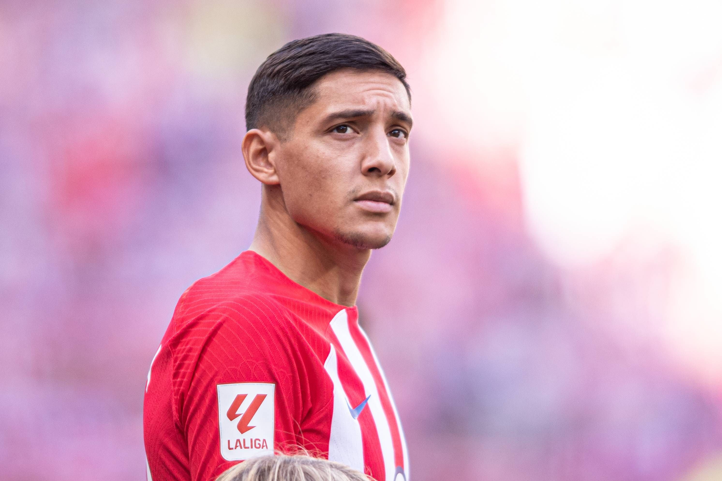  Nahuel Molina, en un partido del Atlético de Madrid.