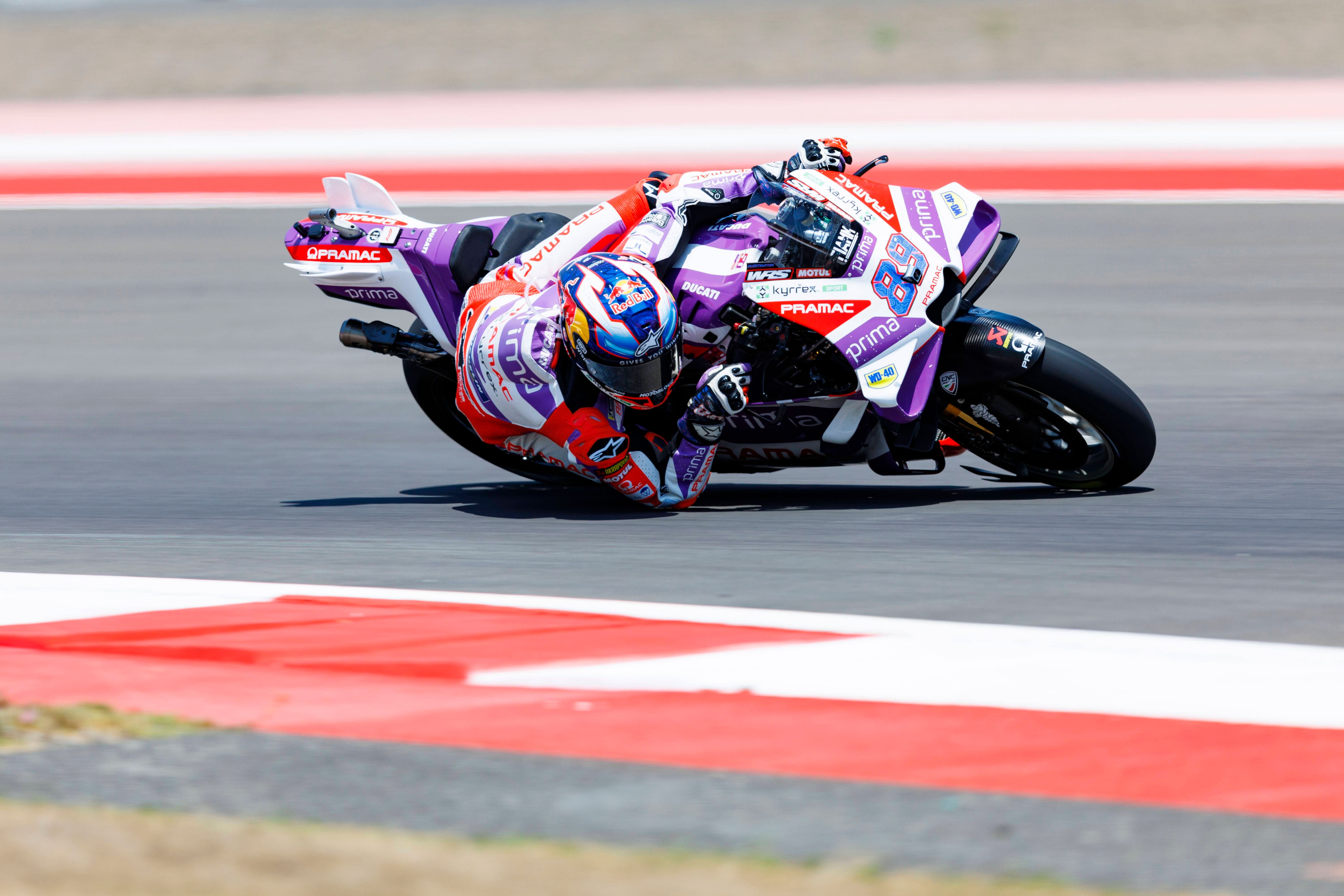 Jorge Martín, en el GP de Indonesia.