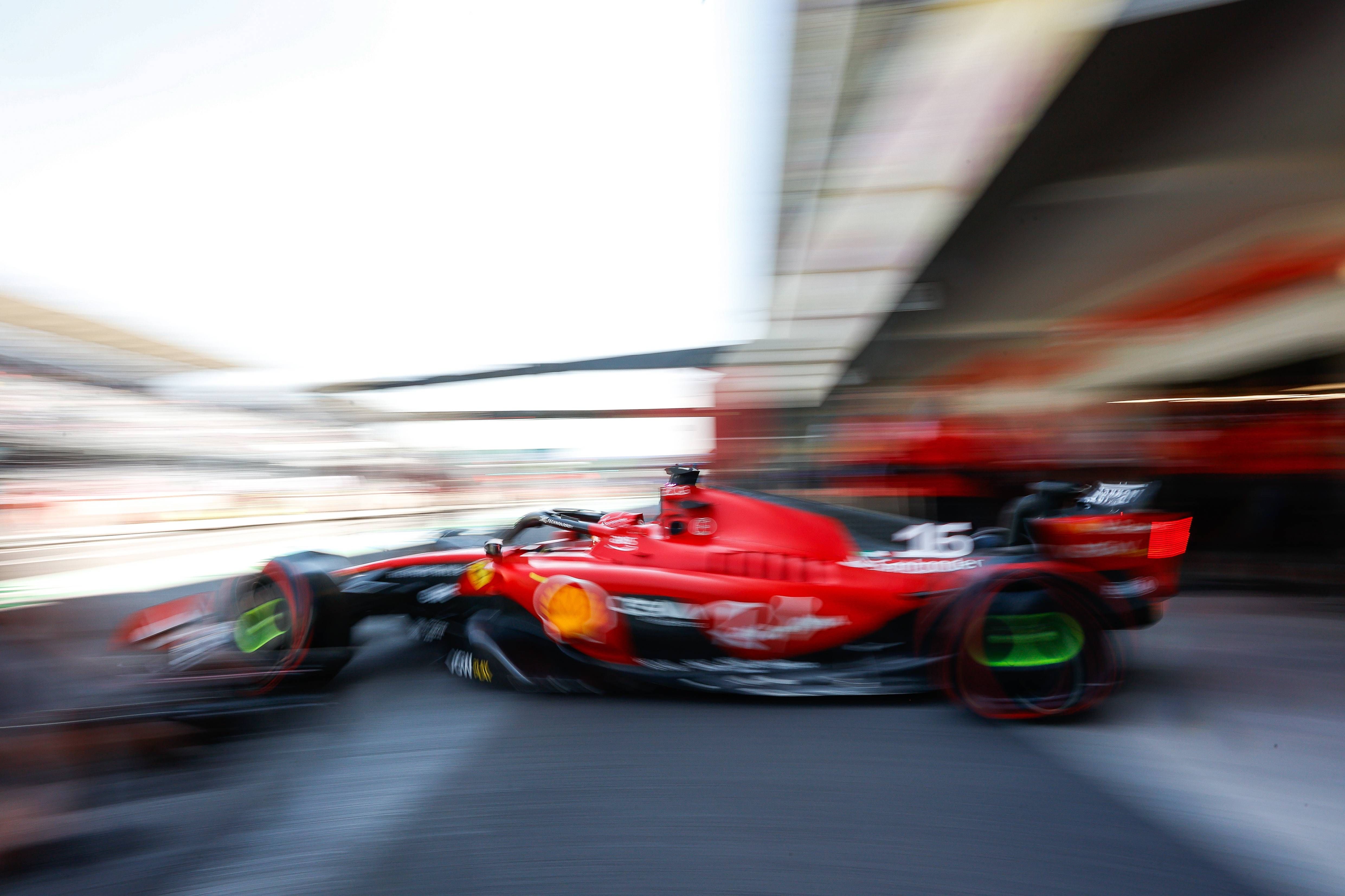 Charles Leclerc, en el GP de México.