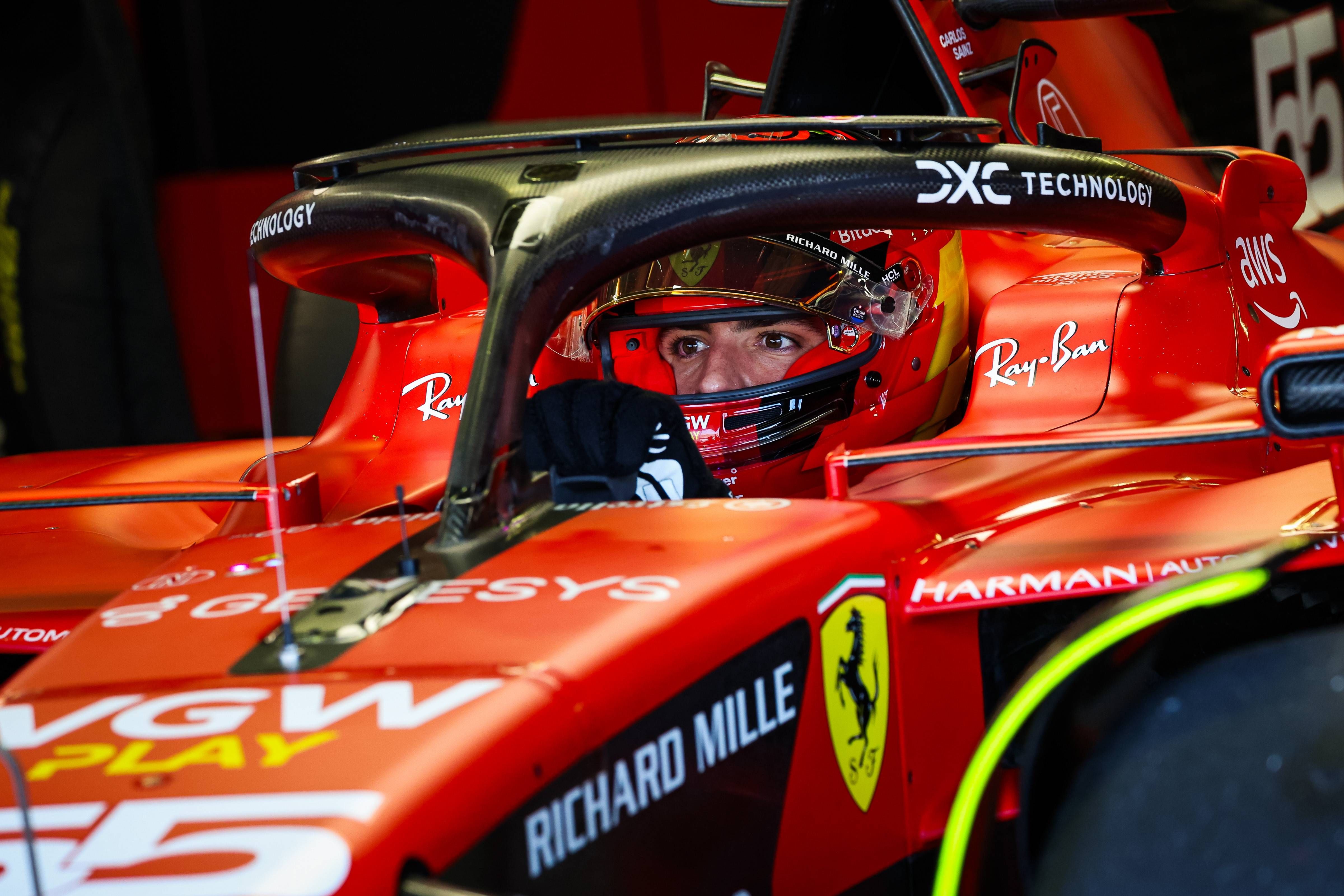  Carlos Sainz, en el GP de México.