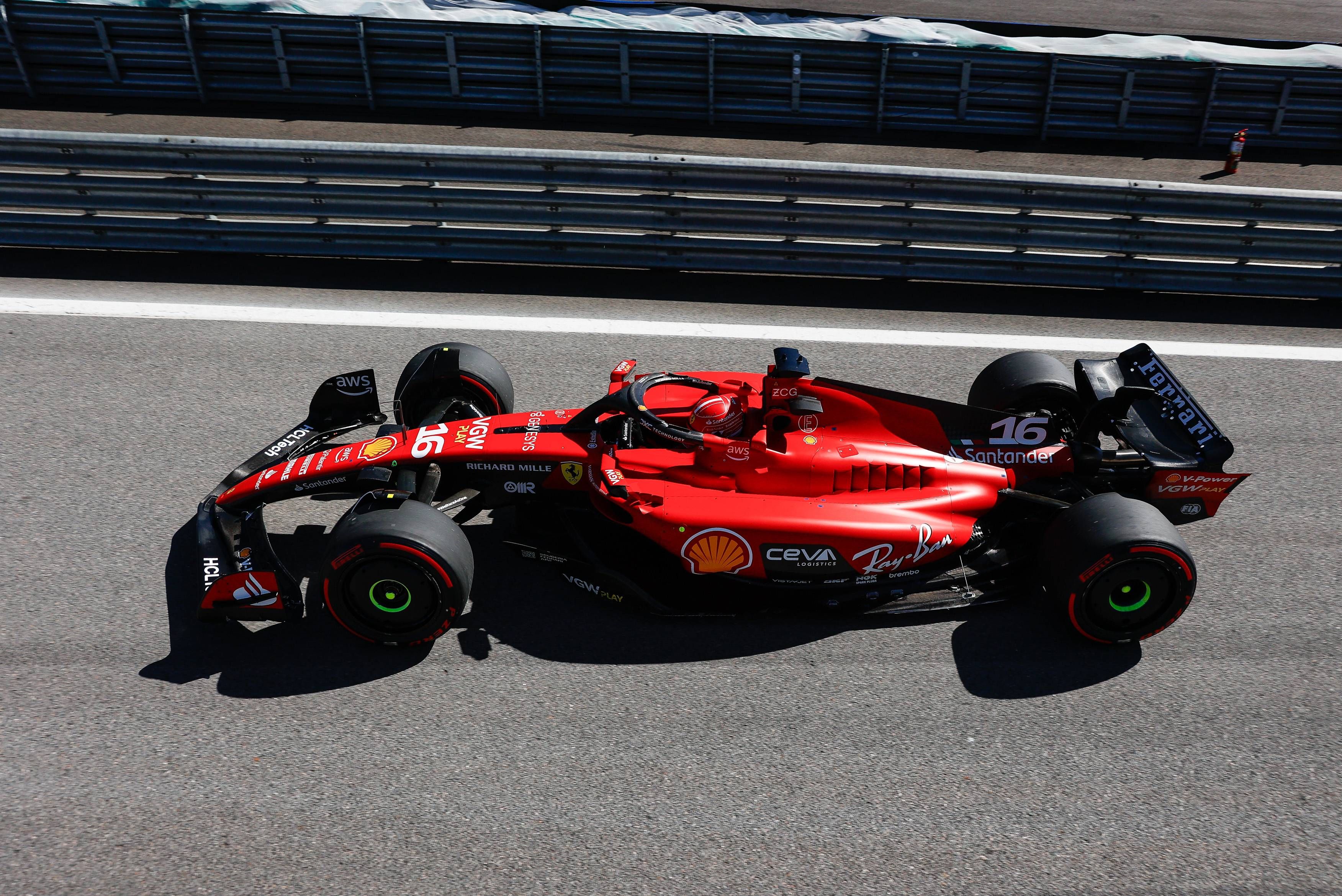  Charles Leclerc, en el GP de Sao Paulo.