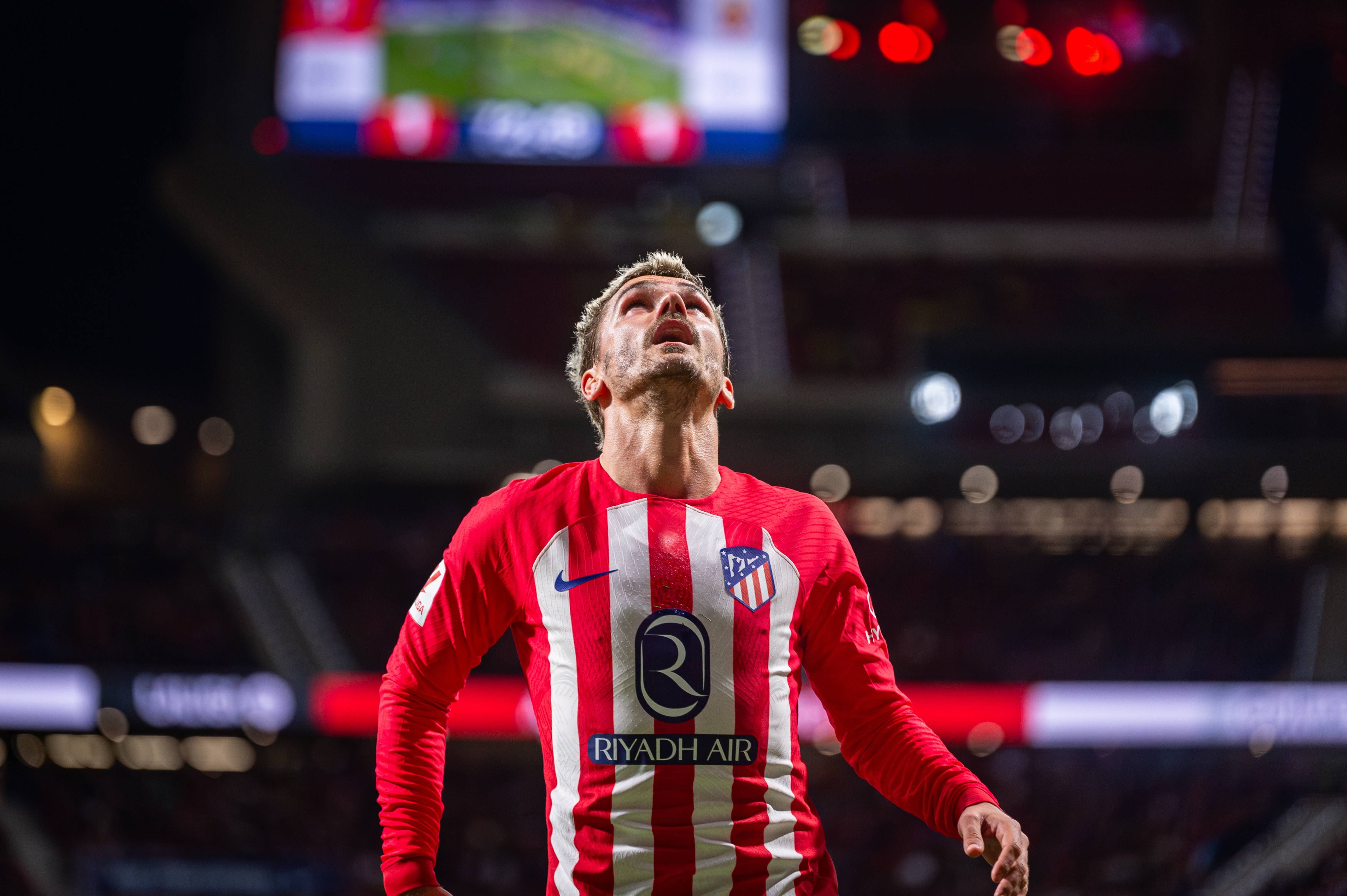  Antoine Griezmann, en un partido del Atlético de Madrid.