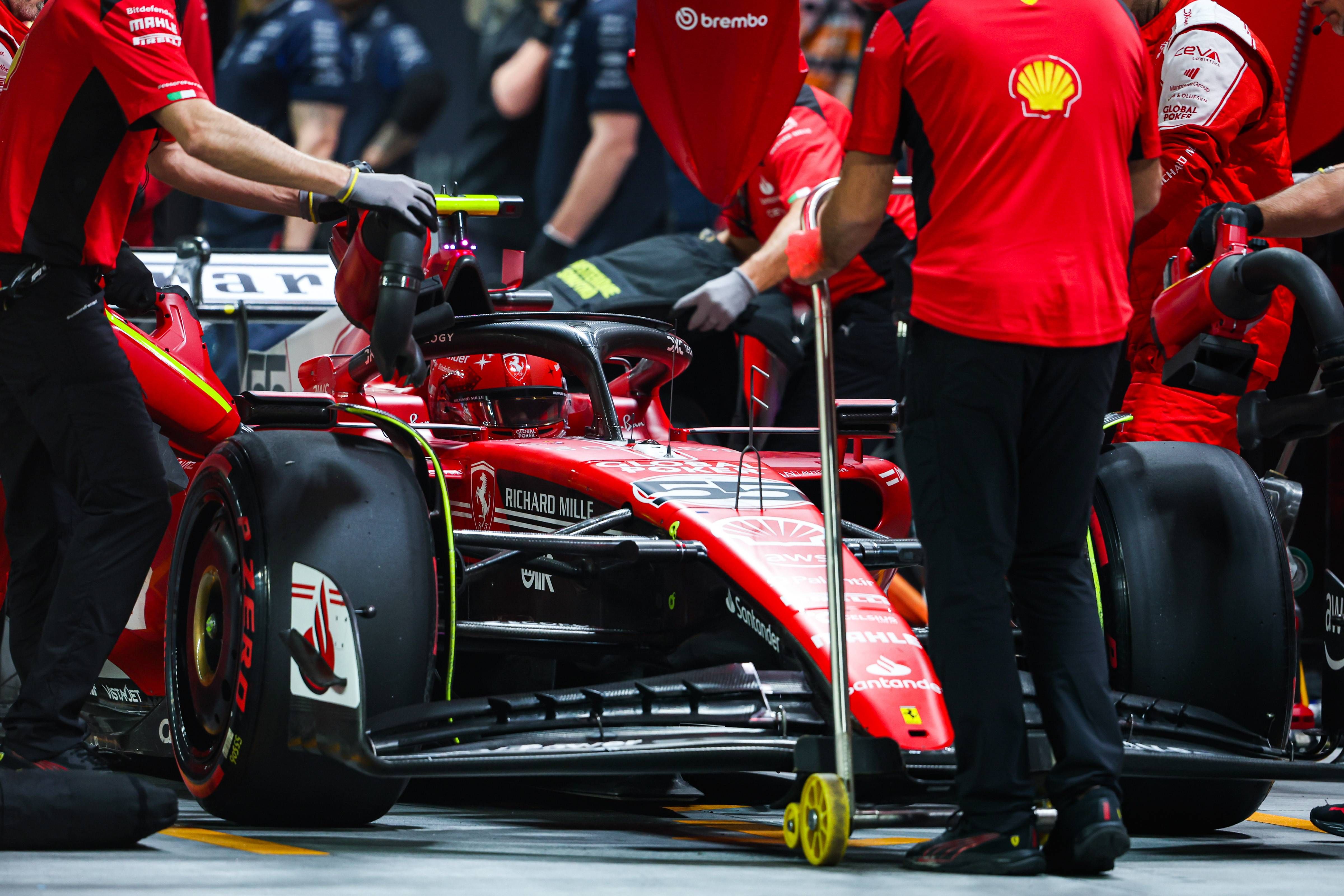  Carlos Sainz, en el GP de Las Vegas.