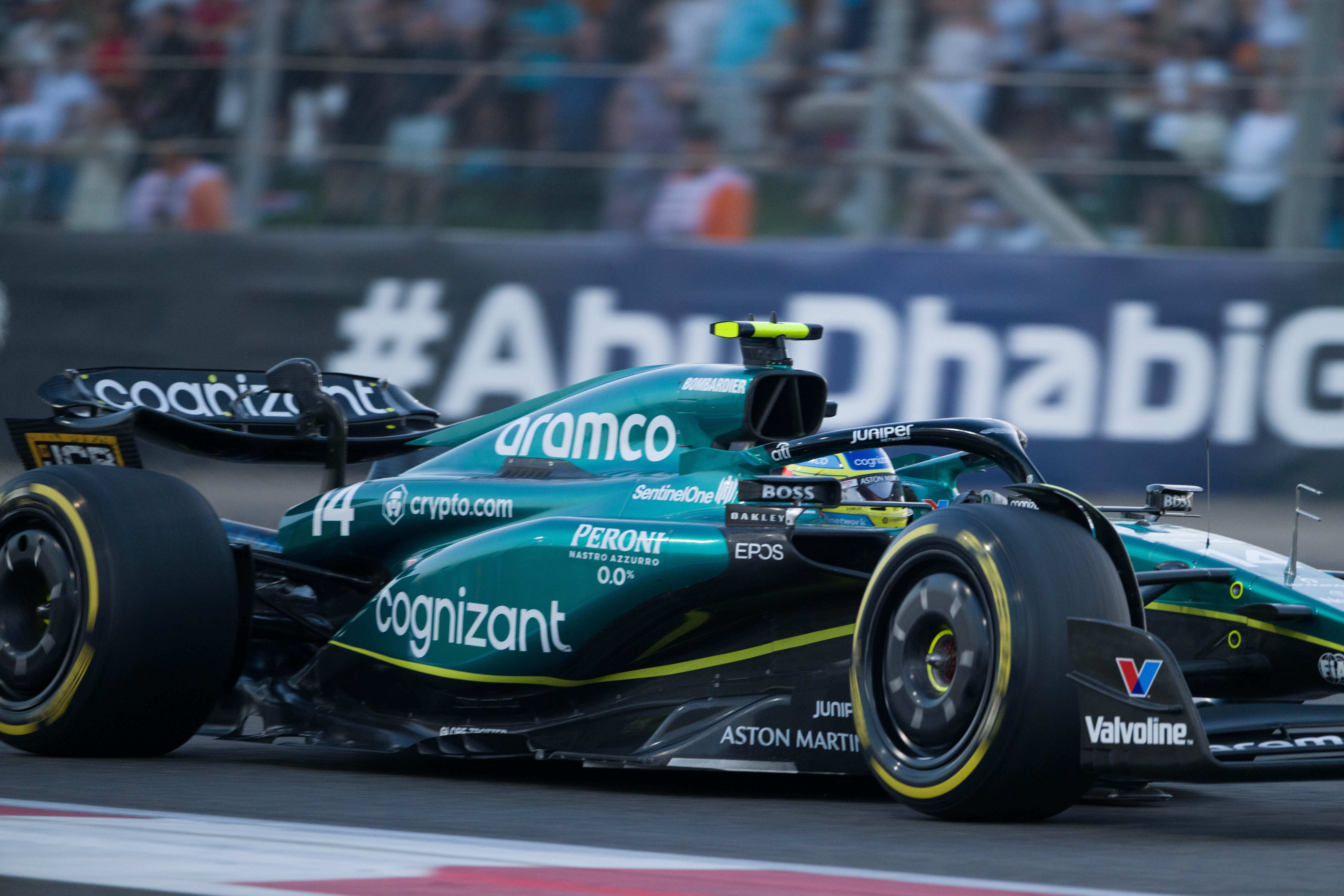  Fernando Alonso, en el último GP de 2023.